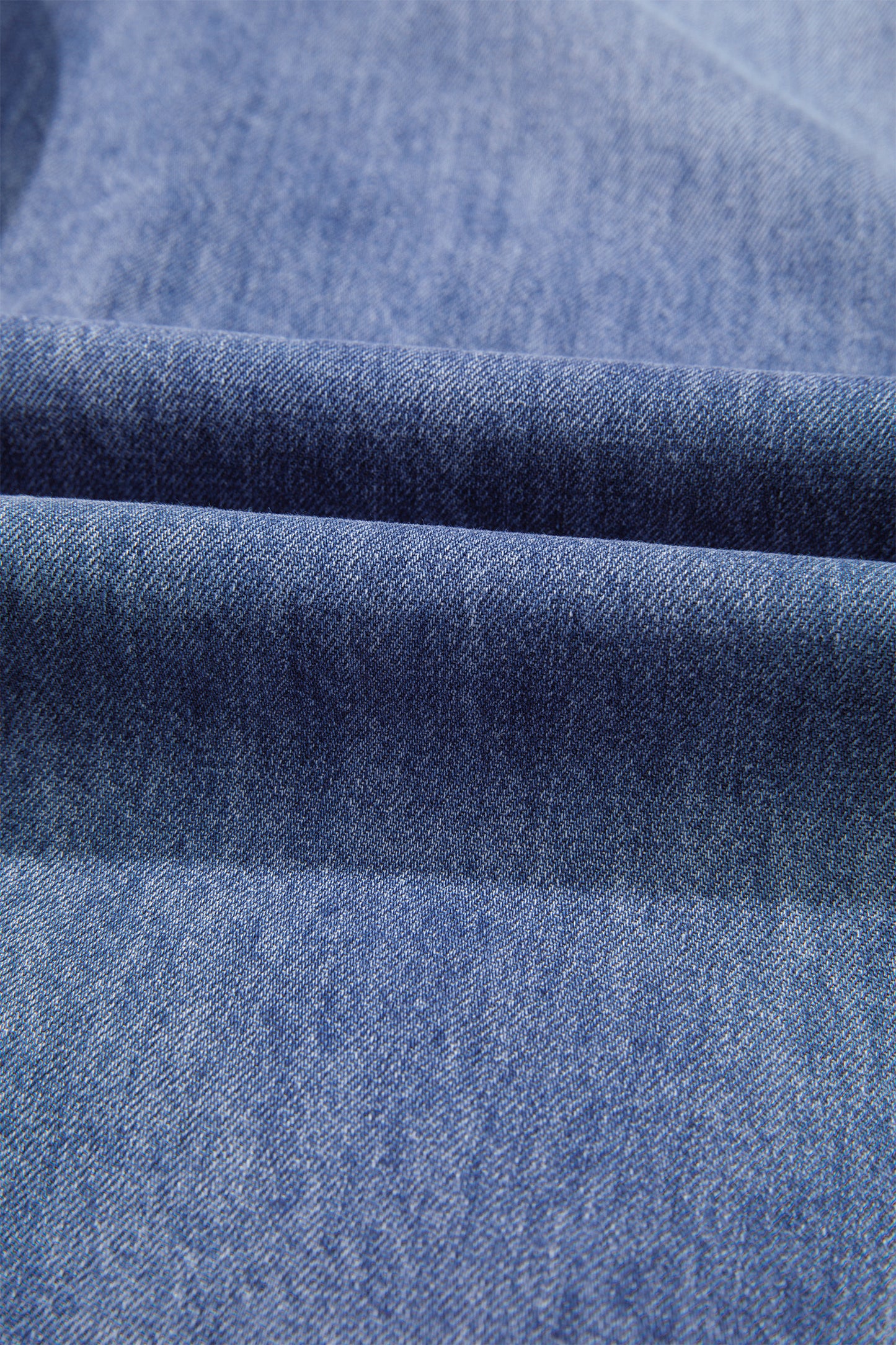 Dusk Blue High Rise Buttons Pleated Cropped Wide Leg Denim Pants-Bottoms/Jeans-[Adult]-[Female]-2022 Online Blue Zone Planet