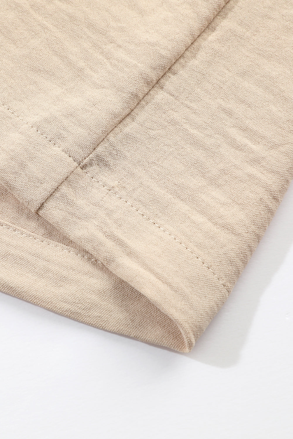 Apricot Short Bubble Sleeve Smocked Wide Leg Jumpsuit-Bottoms/Jumpsuits & Rompers-[Adult]-[Female]-2022 Online Blue Zone Planet