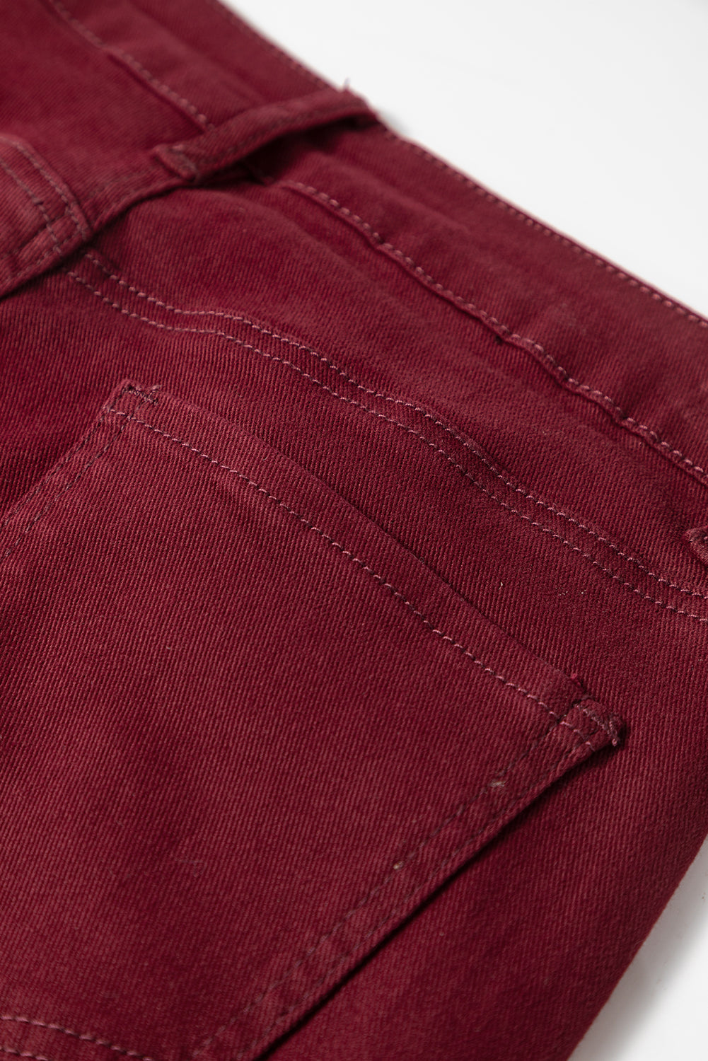 Red Dahlia Loose Straight High Waist Solid Color Jeans-Bottoms/Jeans-[Adult]-[Female]-2022 Online Blue Zone Planet