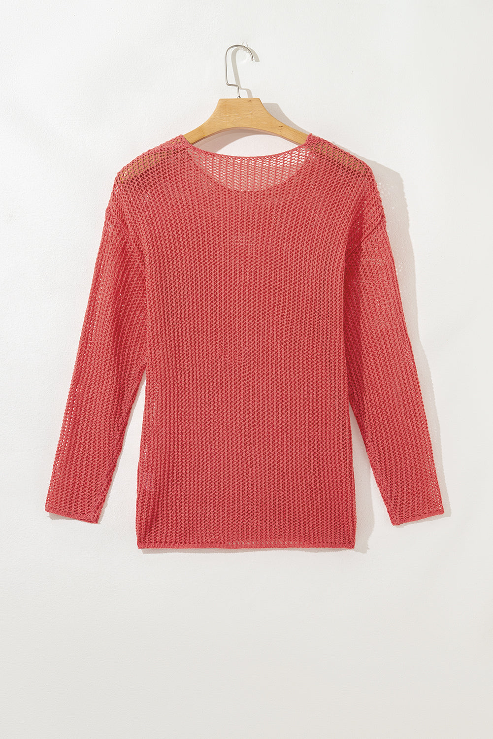 Black Crochet Hollow-Out Jumper Top Sweater-Sweaters & Cardigans/Sweaters-[Adult]-[Female]-2022 Online Blue Zone Planet