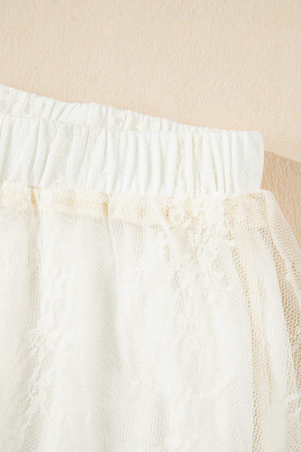 Beige Lace Cascading Tiered High Waist Maxi Skirt-Bottoms/Skirts & Petticoat-[Adult]-[Female]-2022 Online Blue Zone Planet