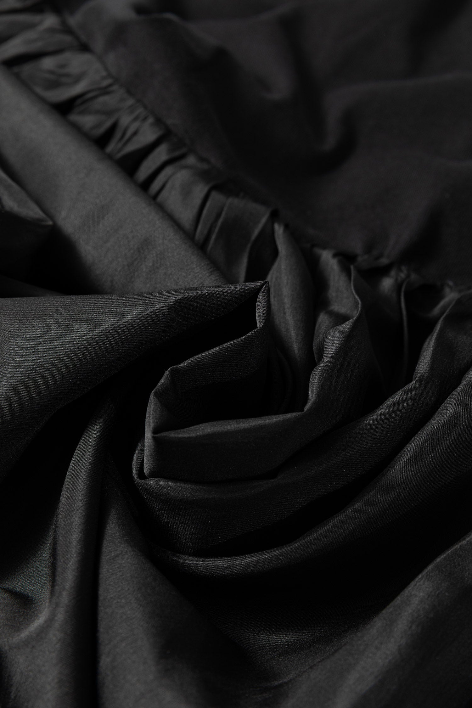 Black Short Sleeve Knit Top Patchwork Pleated Long Dress-TOPS / DRESSES-[Adult]-[Female]-2022 Online Blue Zone Planet