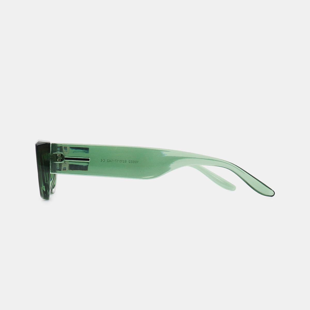 Polycarbonate Frame Rectangle Sunglasses-SUN GLASSES-[Adult]-[Female]-2022 Online Blue Zone Planet