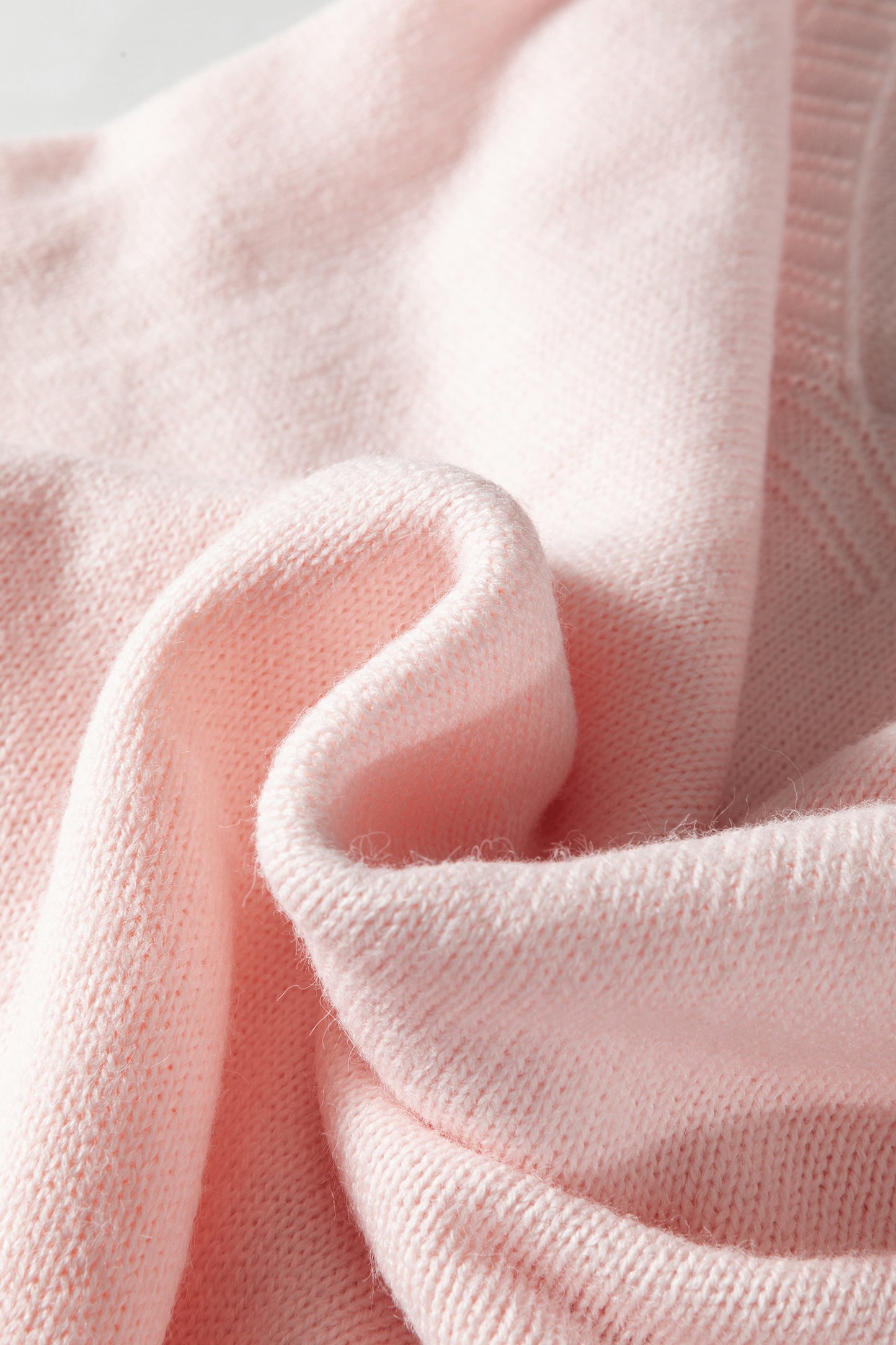 Delicacy Ribbed Deep V Neckline Front Pocketed Loose Tunic Sweater Vest