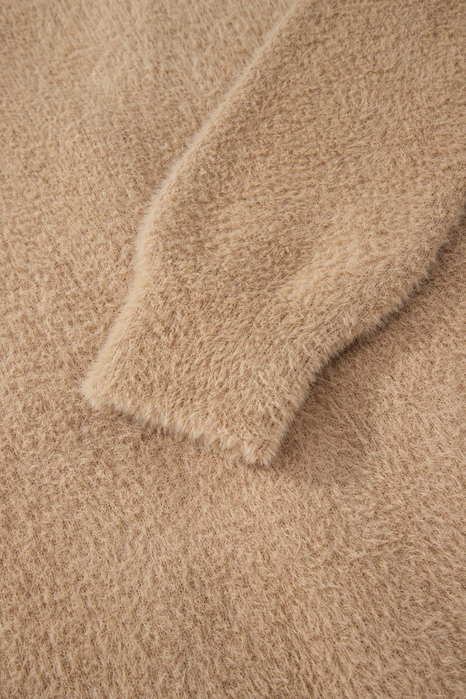 Smoke Gray Fuzzy Buttoned Front Midi Solid Cardigan-Sweaters & Cardigans/Cardigans-[Adult]-[Female]-2022 Online Blue Zone Planet