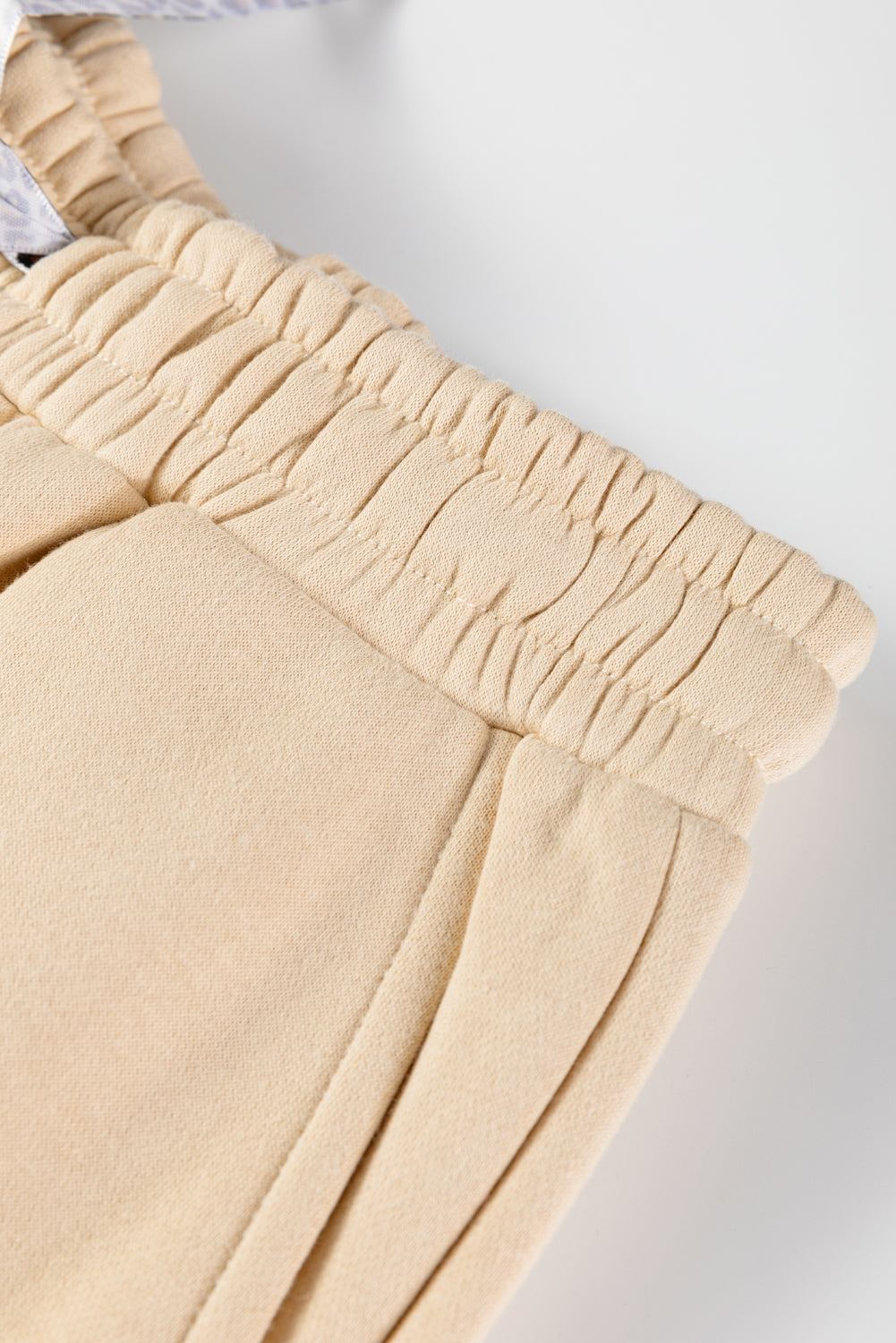 Oatmeal Fleece Lined Leopard Drawstring Elastic Waist Solid Pants-Bottoms/Pants & Culotte-[Adult]-[Female]-2022 Online Blue Zone Planet