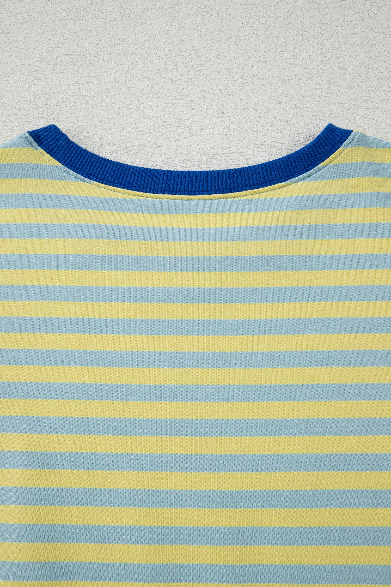 Green Stripe Drop Shoulder Boxy Casual Terry Short Set-Two Piece Sets/Short Sets-[Adult]-[Female]-2022 Online Blue Zone Planet