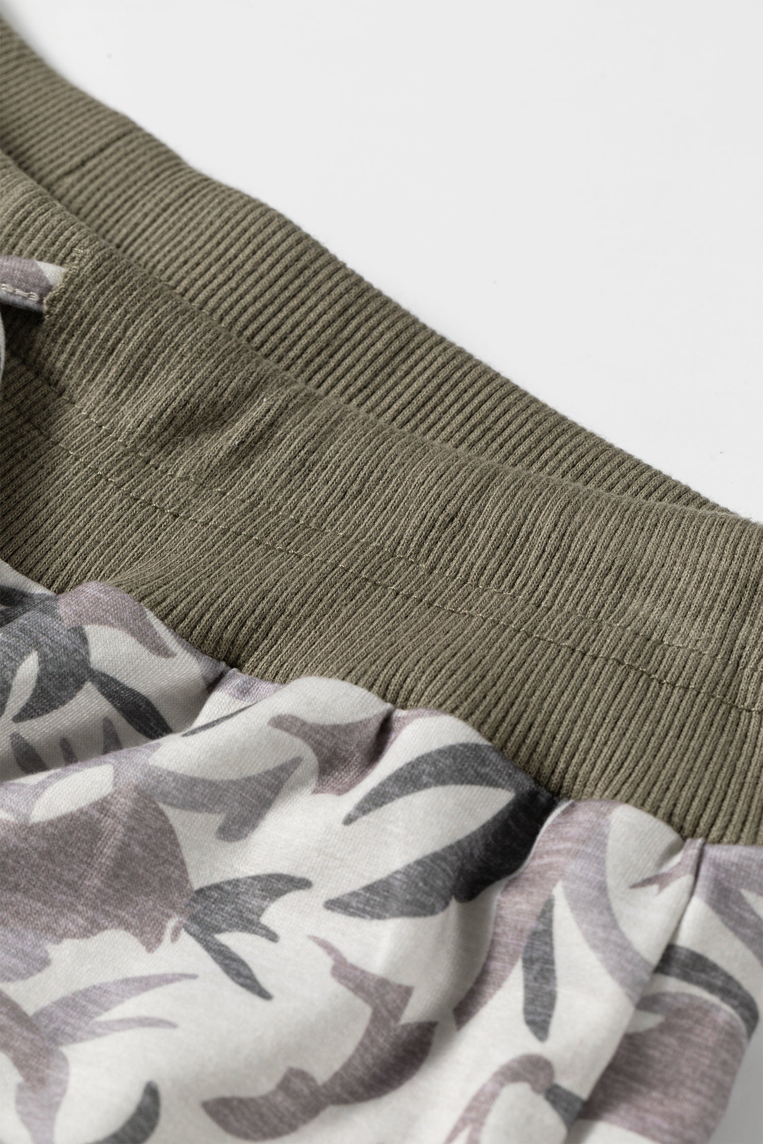 Multicolour Drawstring Contrast Waistband Camouflage Cargo Barrel Pants-Bottoms/Pants & Culotte-[Adult]-[Female]-2022 Online Blue Zone Planet
