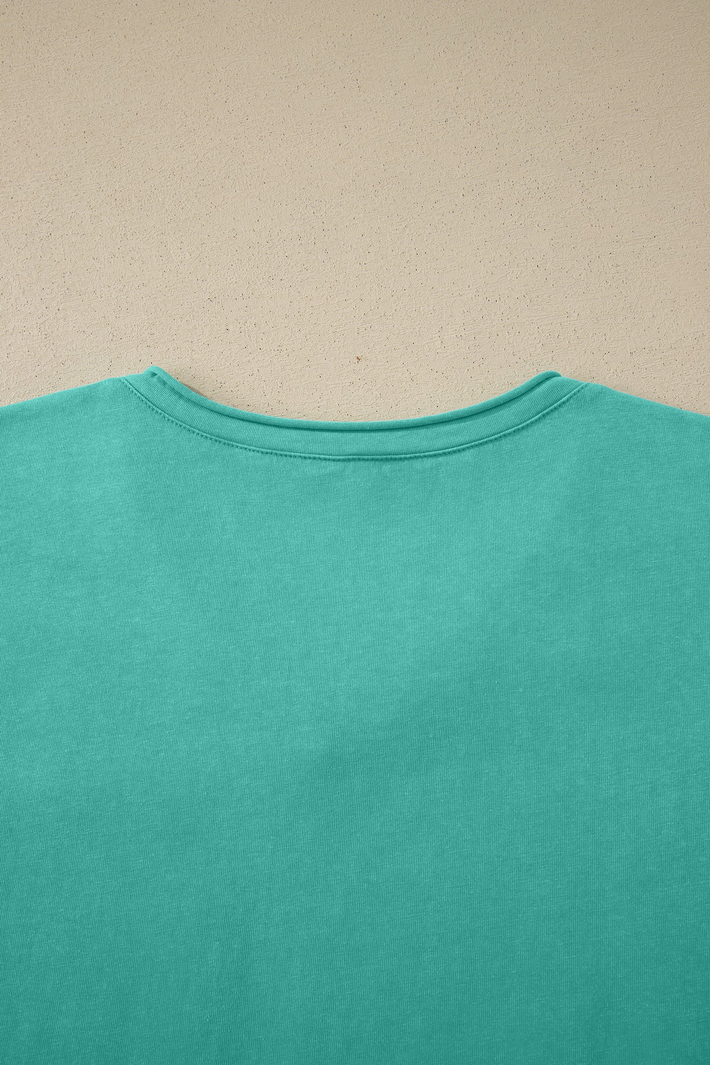 Mint Green Cotton Mineral Wash T Shirt-Tops/Tops & Tees-[Adult]-[Female]-2022 Online Blue Zone Planet