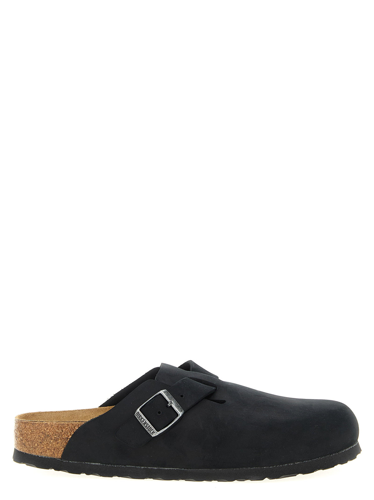 Birkenstock Boston Sabots-Flat Shoes-[Adult]-[Female]-39-Black-2022 Online Blue Zone Planet