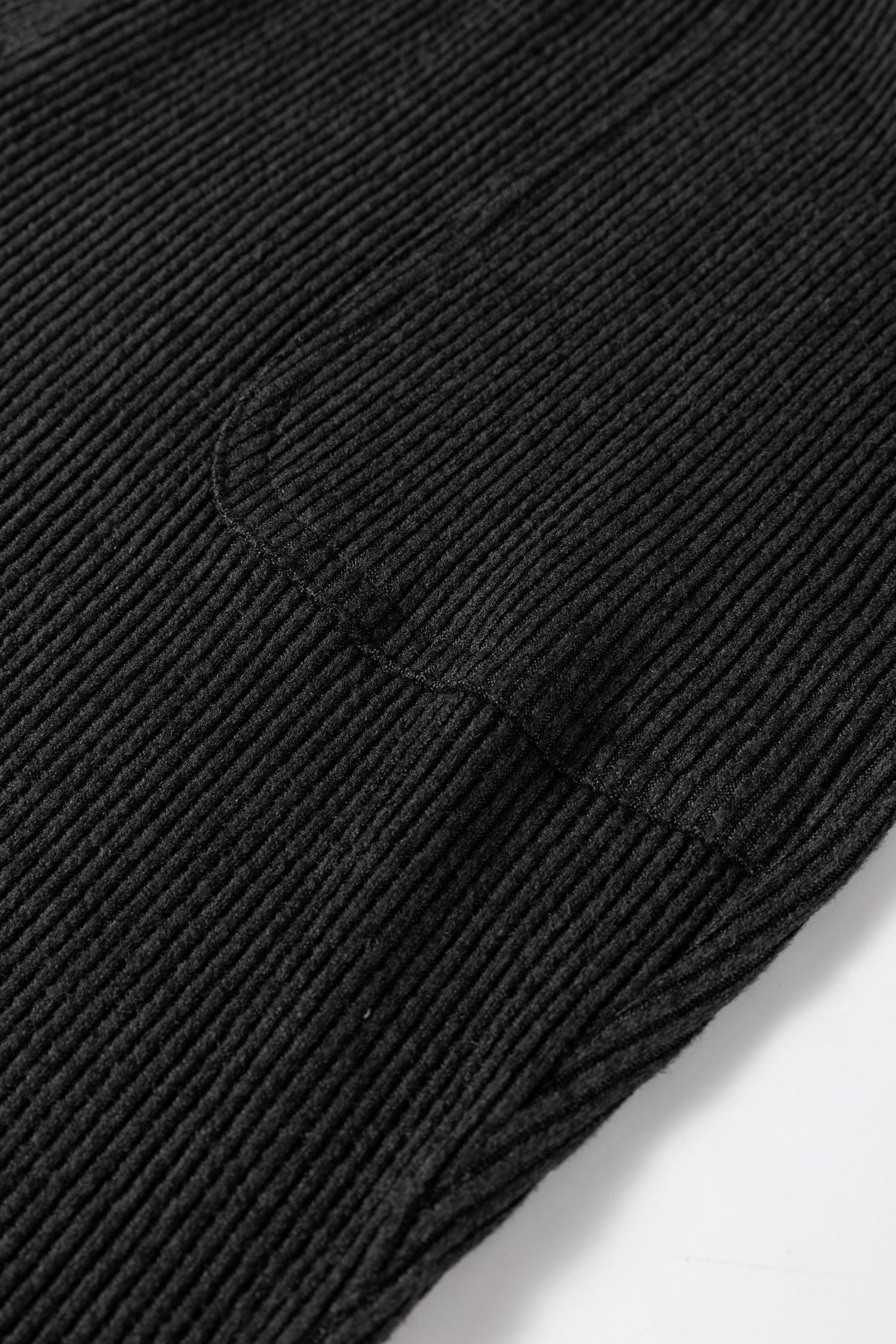 Black Ribbed Drawstring Active Jogger Pants-Tops / Dresses-[Adult]-[Female]-2022 Online Blue Zone Planet