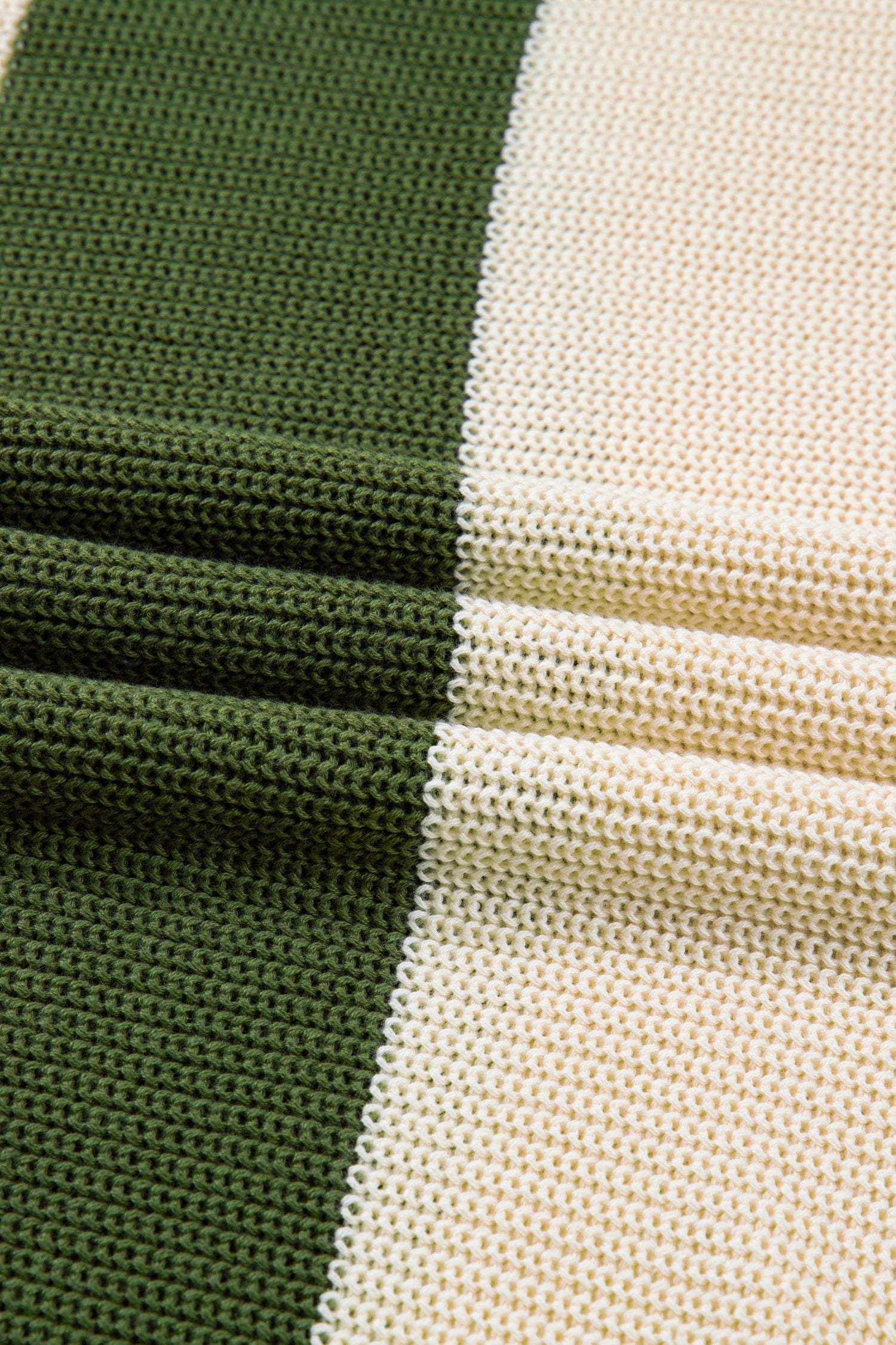 Green Stripe Colorblock Notched Neck Plus Size Sweater-TOPS / DRESSES-[Adult]-[Female]-2022 Online Blue Zone Planet