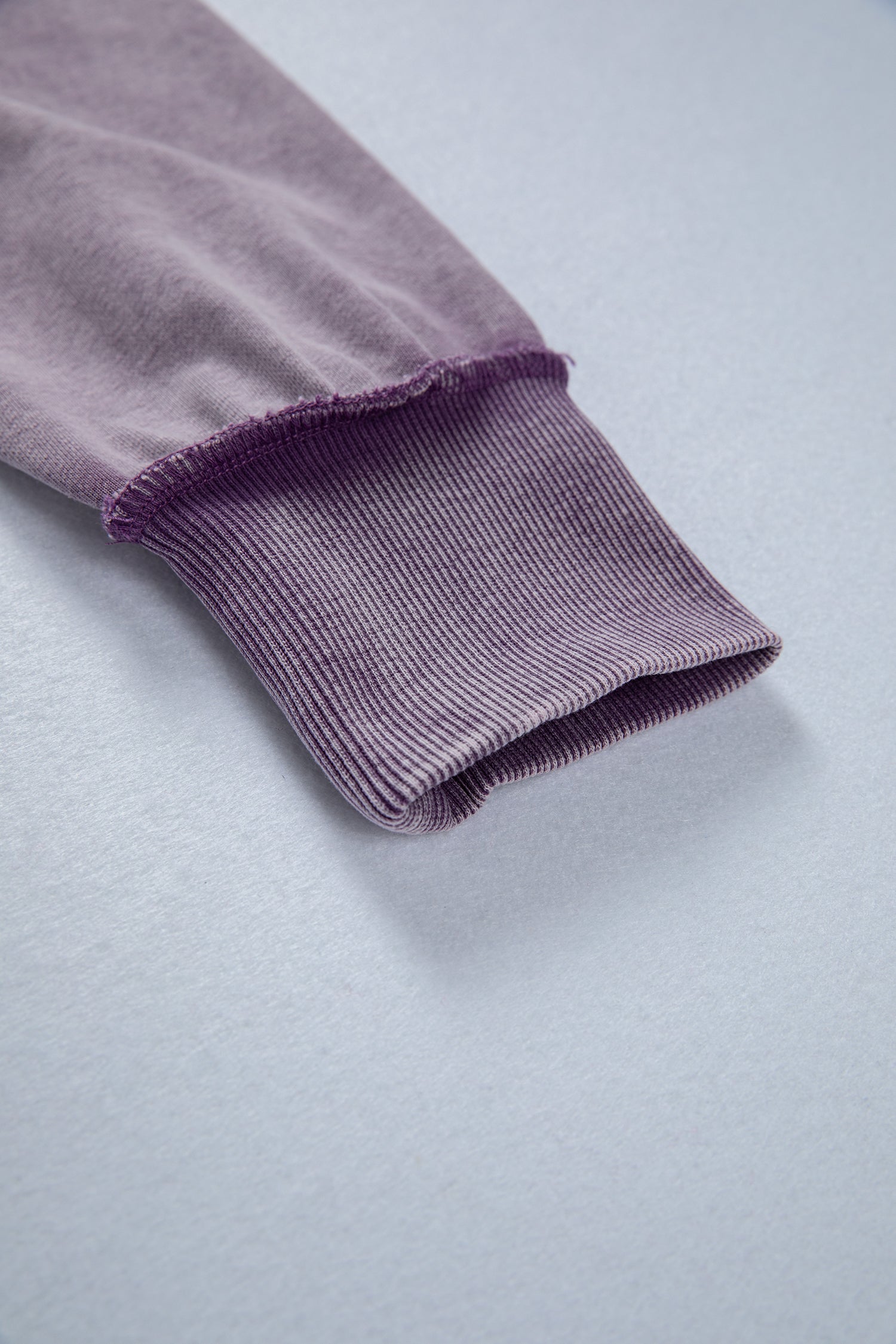 Valerian Mineral Wash Exposed Seam Side Slit Sweatshirt-Tops/Sweatshirts & Hoodies-[Adult]-[Female]-2022 Online Blue Zone Planet