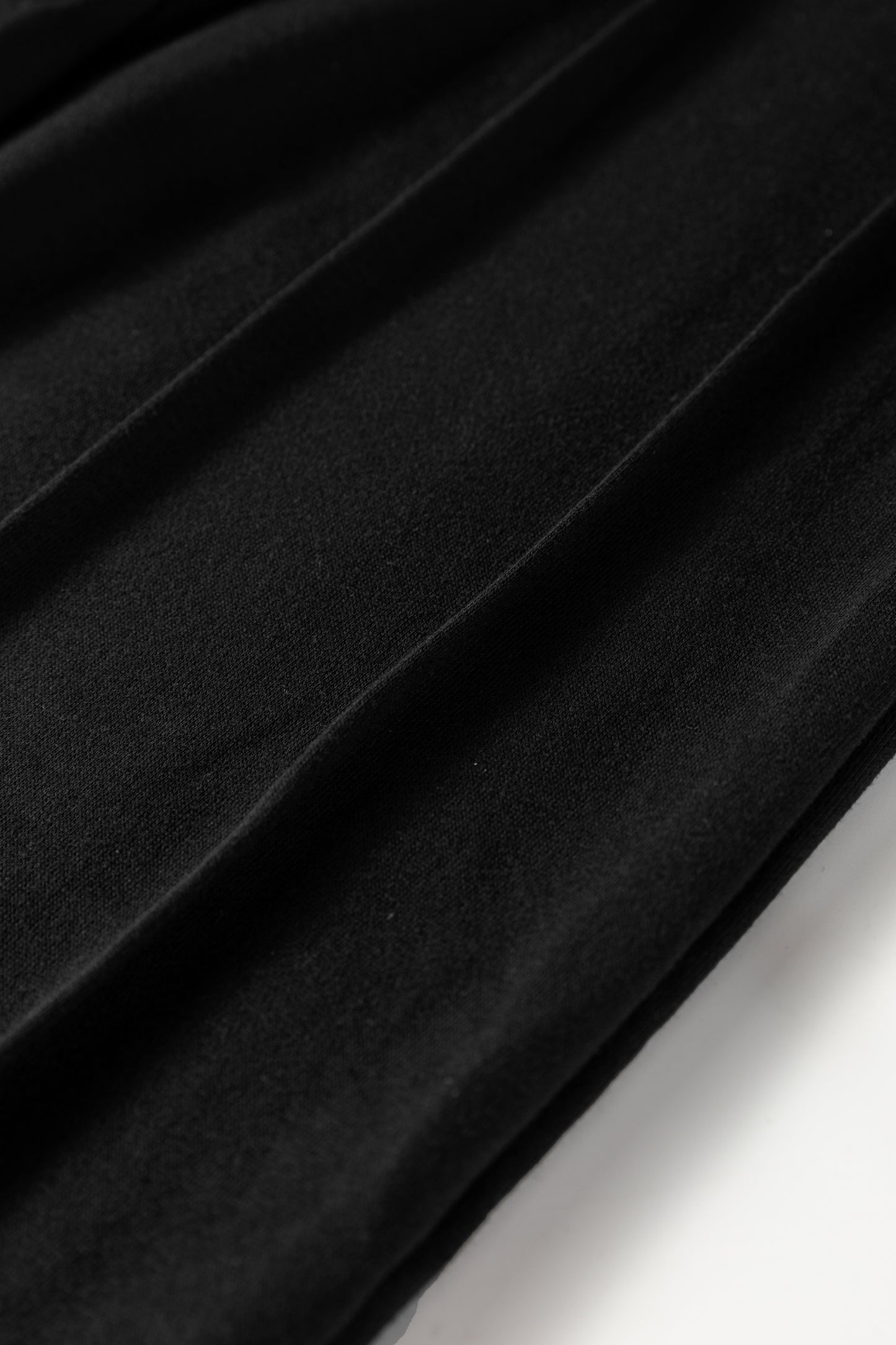 Black Seamed Drawstring High Waist Wide Leg Sweatpants-Bottoms/Pants & Culotte-[Adult]-[Female]-2022 Online Blue Zone Planet