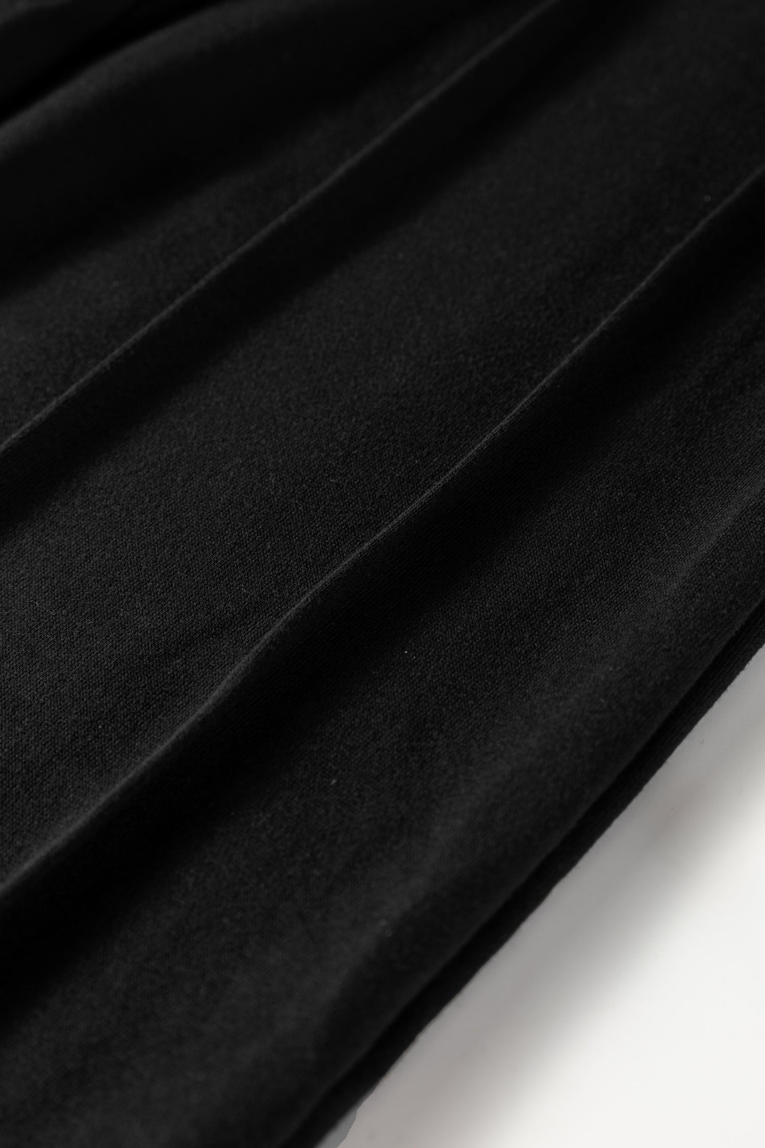 Black Seamed Drawstring High Waist Wide Leg Sweatpants-Bottoms/Pants & Culotte-[Adult]-[Female]-2022 Online Blue Zone Planet