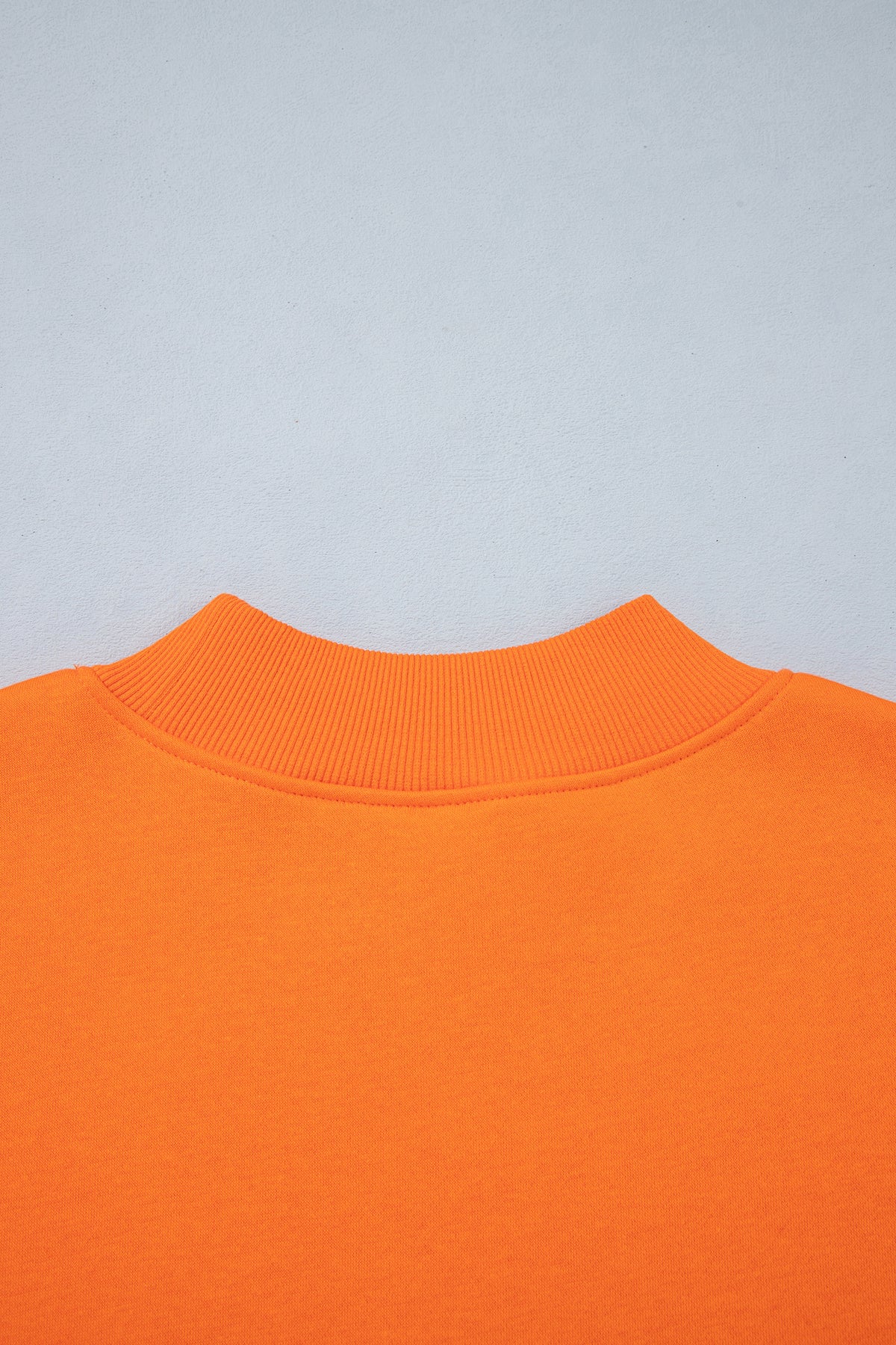 Carrot Gingham Plaid Oversized Pullover Sweatshirt-Tops/Sweatshirts & Hoodies-[Adult]-[Female]-2022 Online Blue Zone Planet