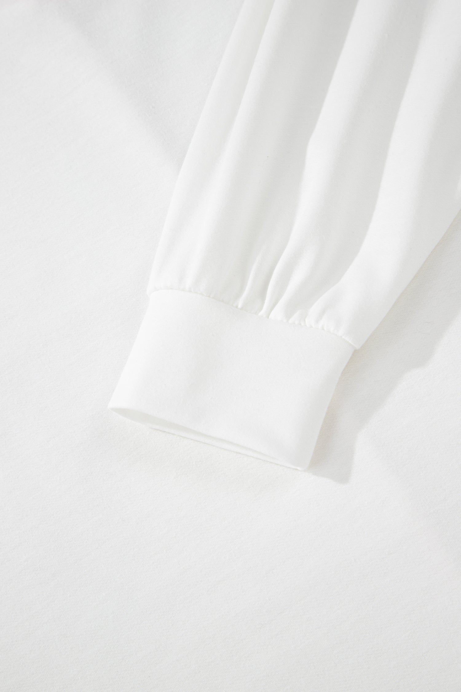 White Exposed Seam Rainbow Stripe Color Block V Neck Loose Long Sleeve Top-Tops/Long Sleeve Tops-[Adult]-[Female]-2022 Online Blue Zone Planet