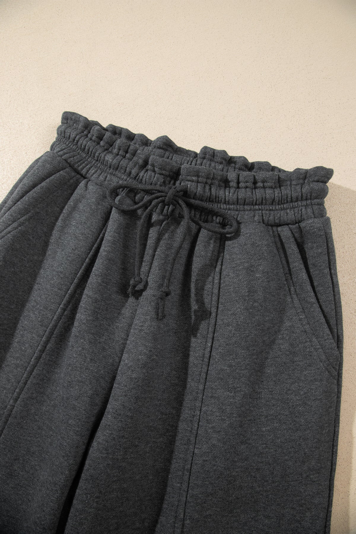 Carbon Grey Solid Colorblock Jogger Pants Set-Two Piece Sets/Pant Sets-[Adult]-[Female]-2022 Online Blue Zone Planet