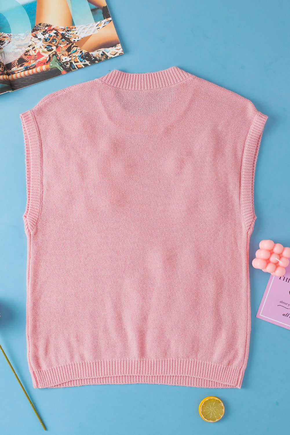 White Flower Patch Knit Round Neck Tee-T Shirts-[Adult]-[Female]-2022 Online Blue Zone Planet