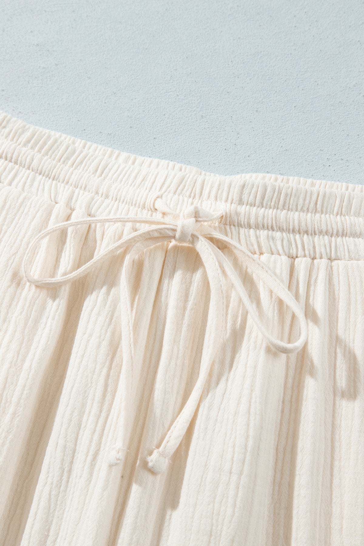 White Floral Lace Patchwork Boho Wide Leg Casual Pants-Bottoms/Pants & Culotte-[Adult]-[Female]-2022 Online Blue Zone Planet