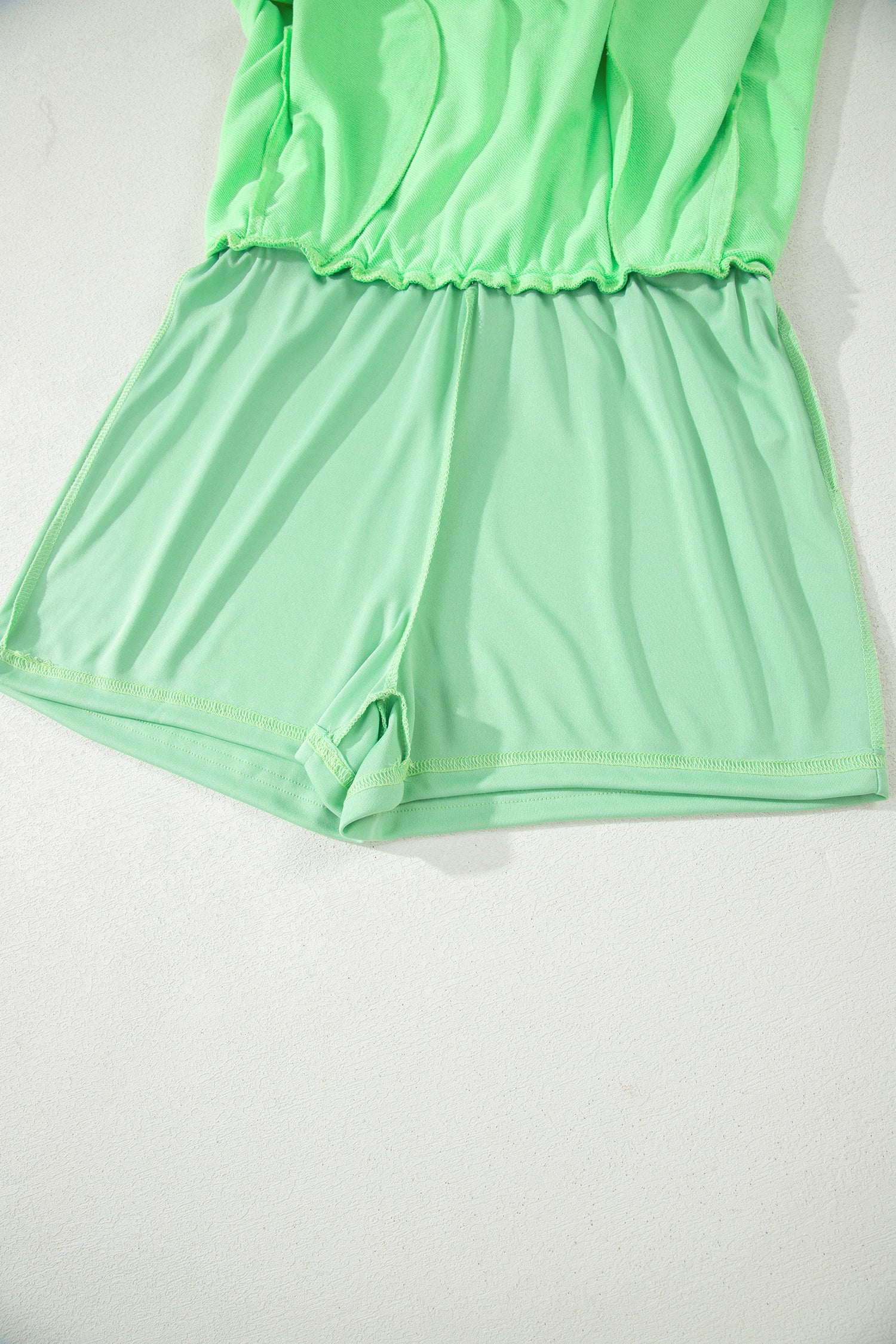 Sachet Pink Slim Tank Top Elastic Waist Mini Skort 2pcs Outfit-Two Piece Sets/Two Piece Dresses-[Adult]-[Female]-2022 Online Blue Zone Planet