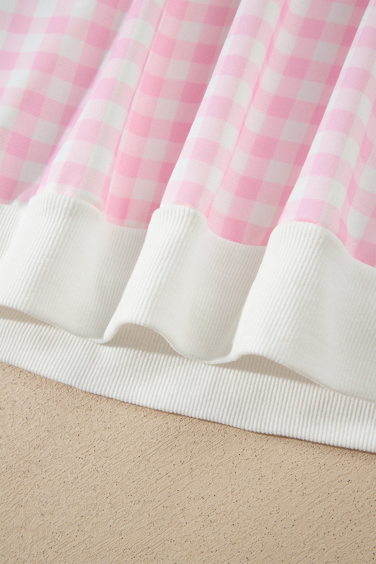 Pink Plaid Long Sleeve Two Piece Pant Set-Two Piece Sets/Pant Sets-[Adult]-[Female]-2022 Online Blue Zone Planet