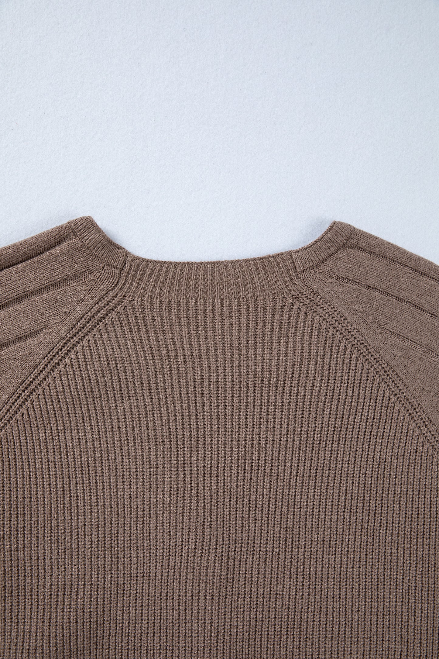 Goat Mixed Texture Knit Button V Neck Sweater Cardigan-TOPS / DRESSES-[Adult]-[Female]-2022 Online Blue Zone Planet