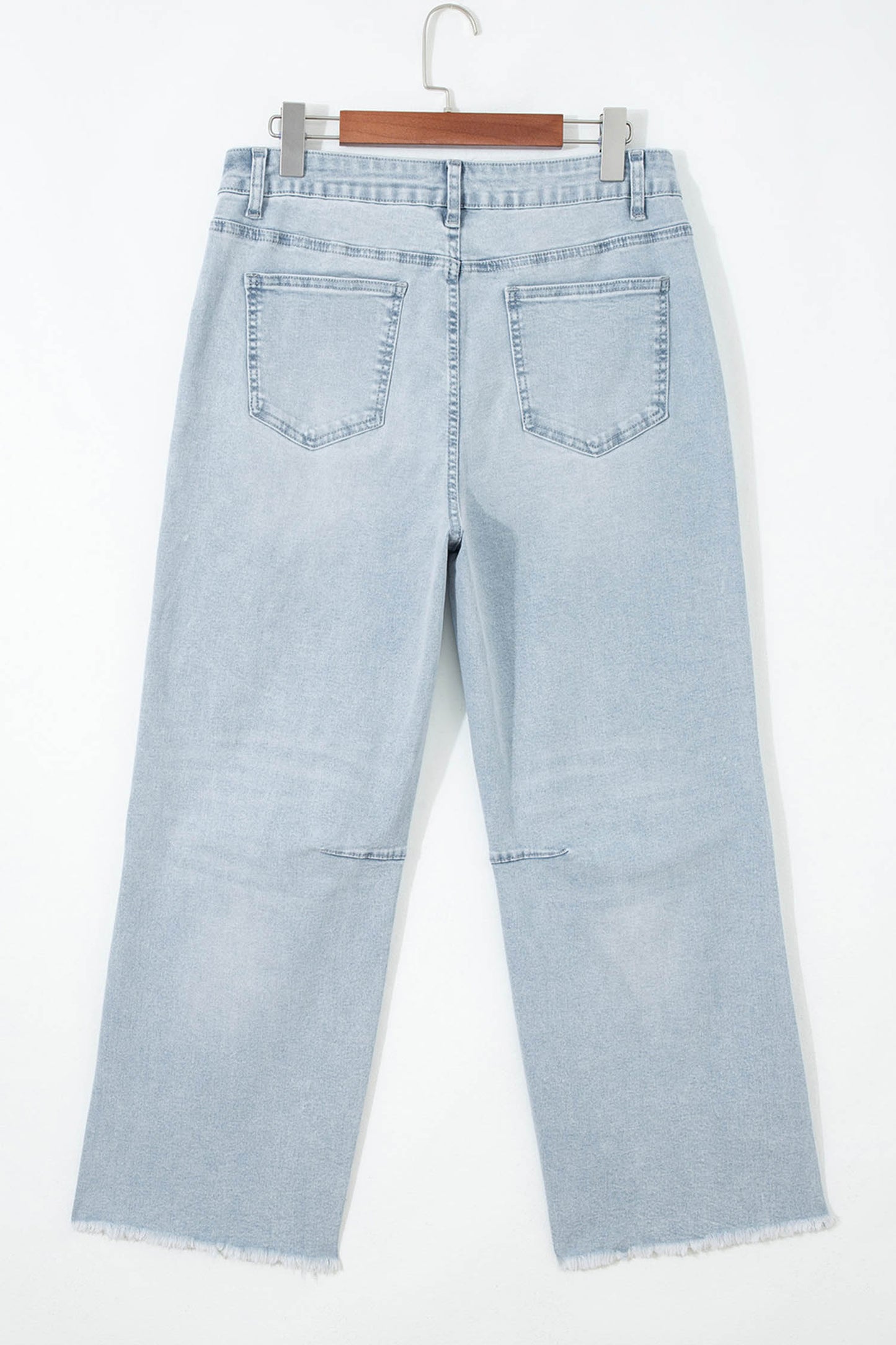 Beau Blue Patriotic Sequin Star Pattern Jeans-Graphic/Graphic Pants-[Adult]-[Female]-2022 Online Blue Zone Planet