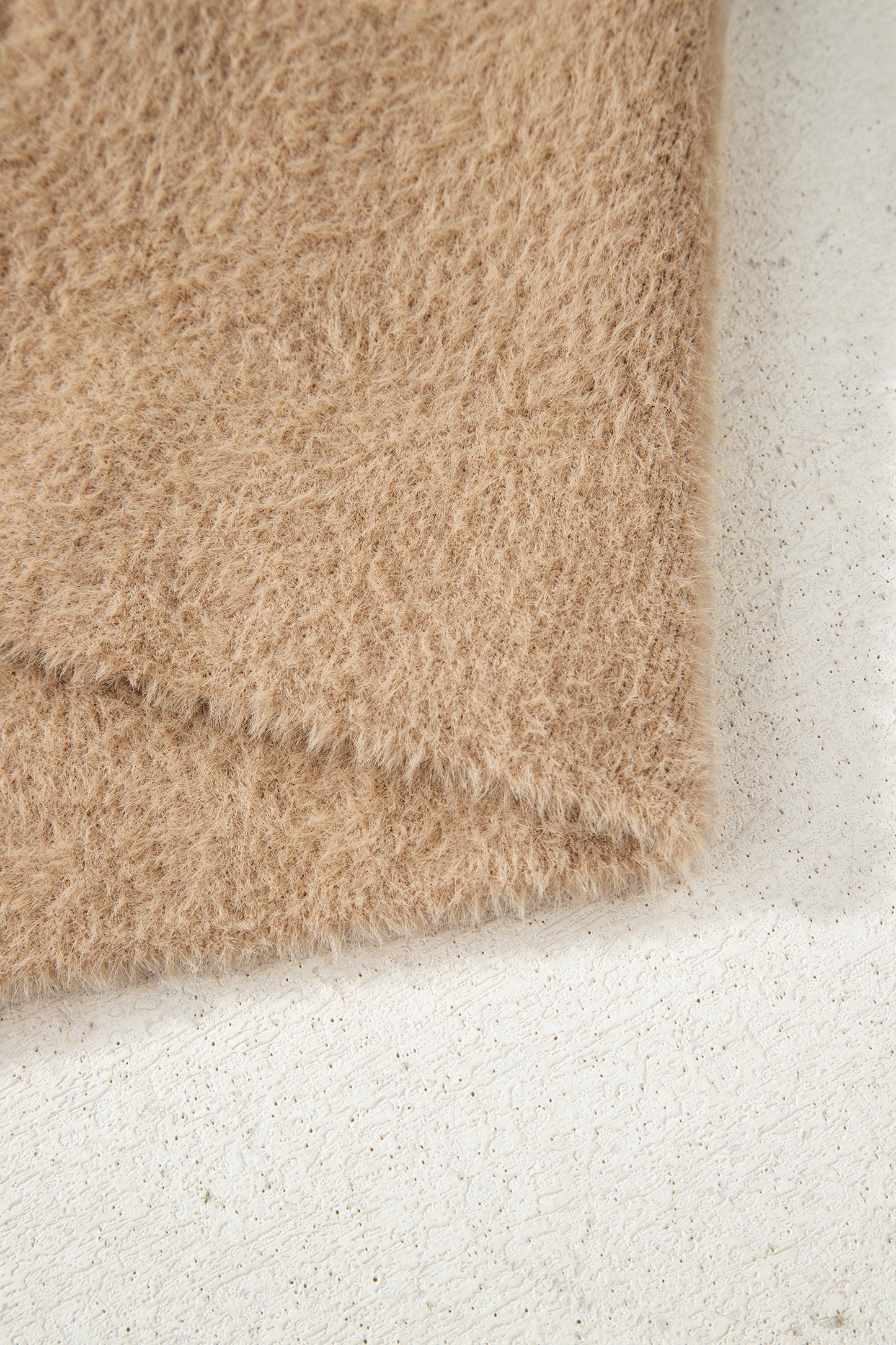 Smoke Gray Fuzzy Buttoned Front Midi Solid Cardigan-Sweaters & Cardigans/Cardigans-[Adult]-[Female]-2022 Online Blue Zone Planet