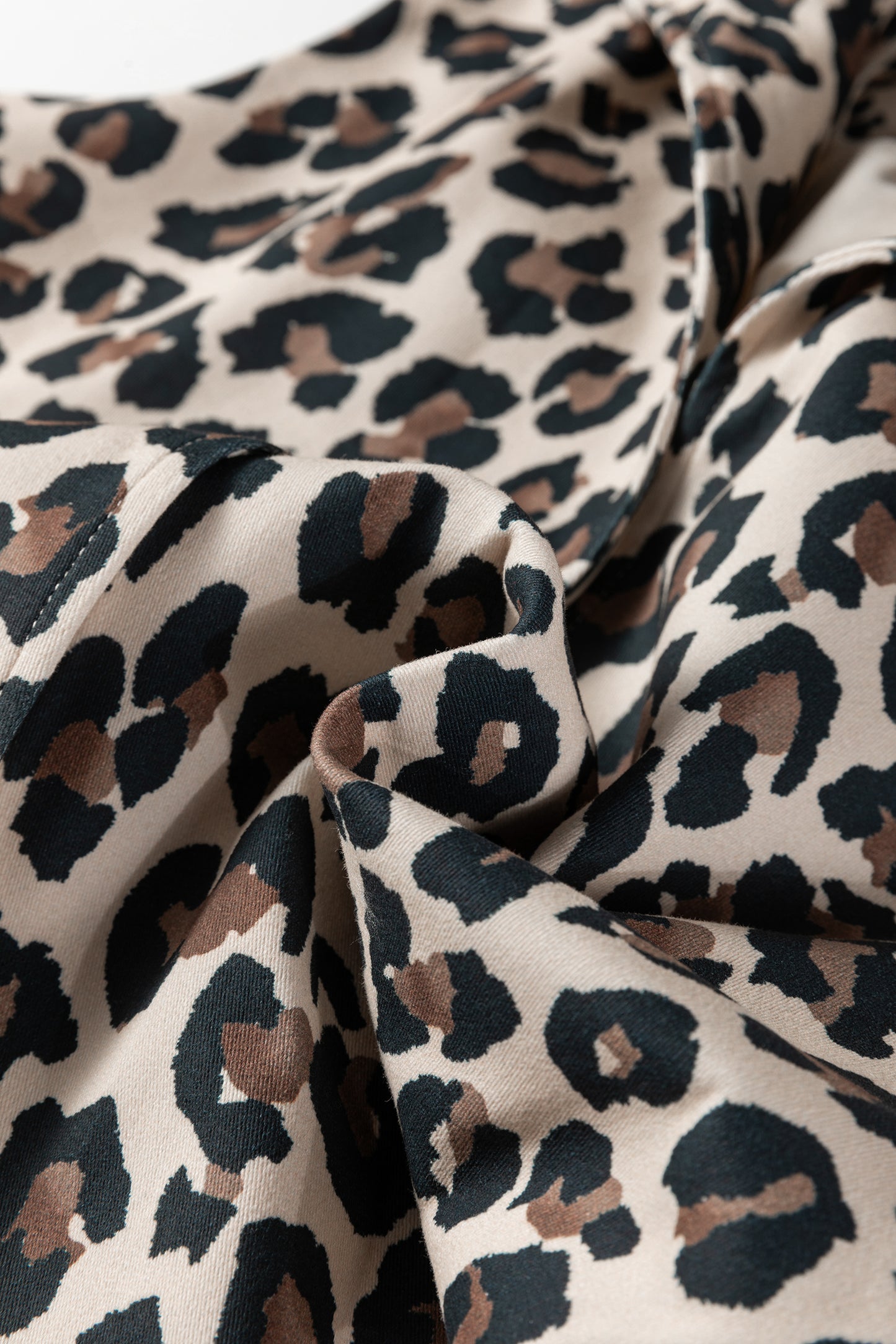 Brown Leopard Open Front Jacket Vest-Outerwear/Vests-[Adult]-[Female]-2022 Online Blue Zone Planet