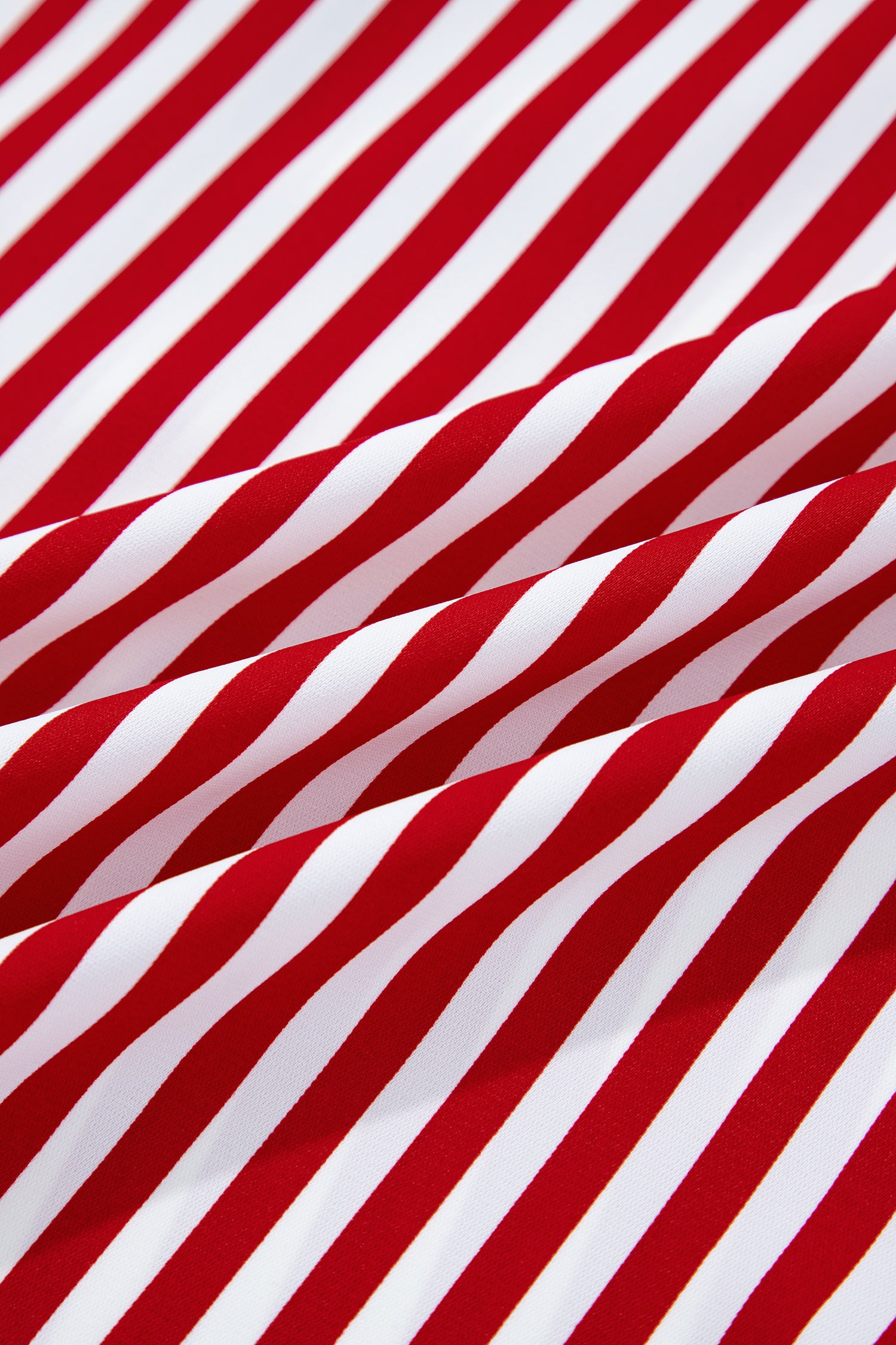 Red Stripe Contrast Velvet Trim Bow Knot Waist 2pcs Pajama Set-Loungewear & Sleepwear/Sleepwear-[Adult]-[Female]-2022 Online Blue Zone Planet