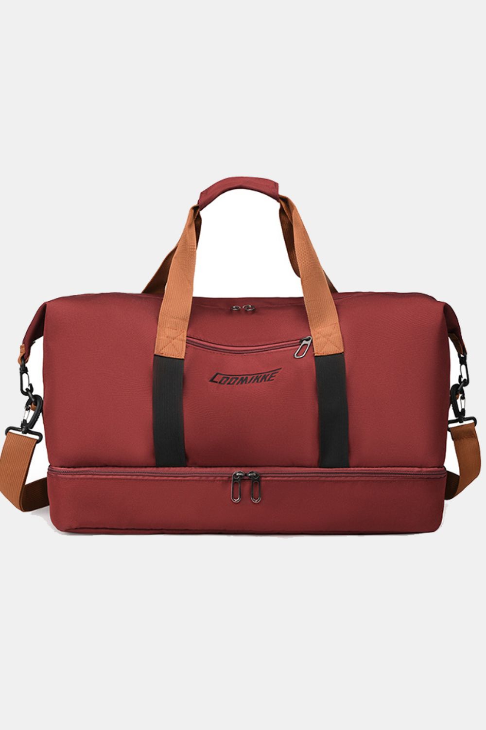 Oxford Cloth Dry and Wet Separation Travel Bag-HANDBAGS-[Adult]-[Female]-Burgundy-One Size-2022 Online Blue Zone Planet