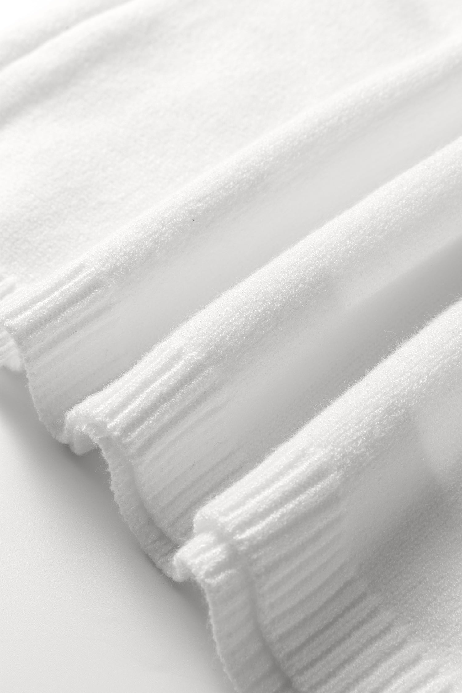 White Solid Color Knit Loose Bracelet Sleeve Dolman Sweater-Bracelet-[Adult]-[Female]-2022 Online Blue Zone Planet