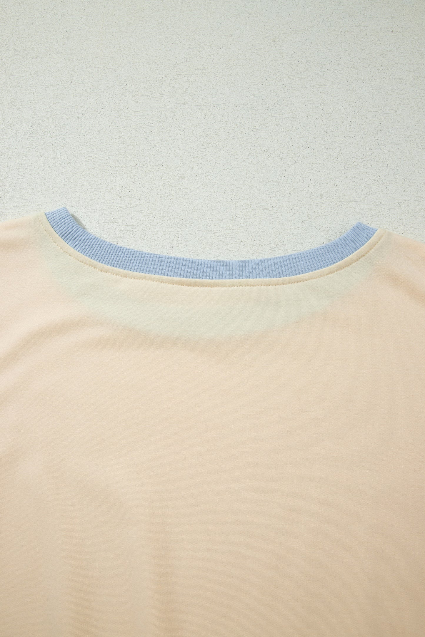 Apricot Colorblock Edge Drop Shoulder T Shirt and Skort 2Pcs Set-Two Piece Sets/Two Piece Dresses-[Adult]-[Female]-2022 Online Blue Zone Planet