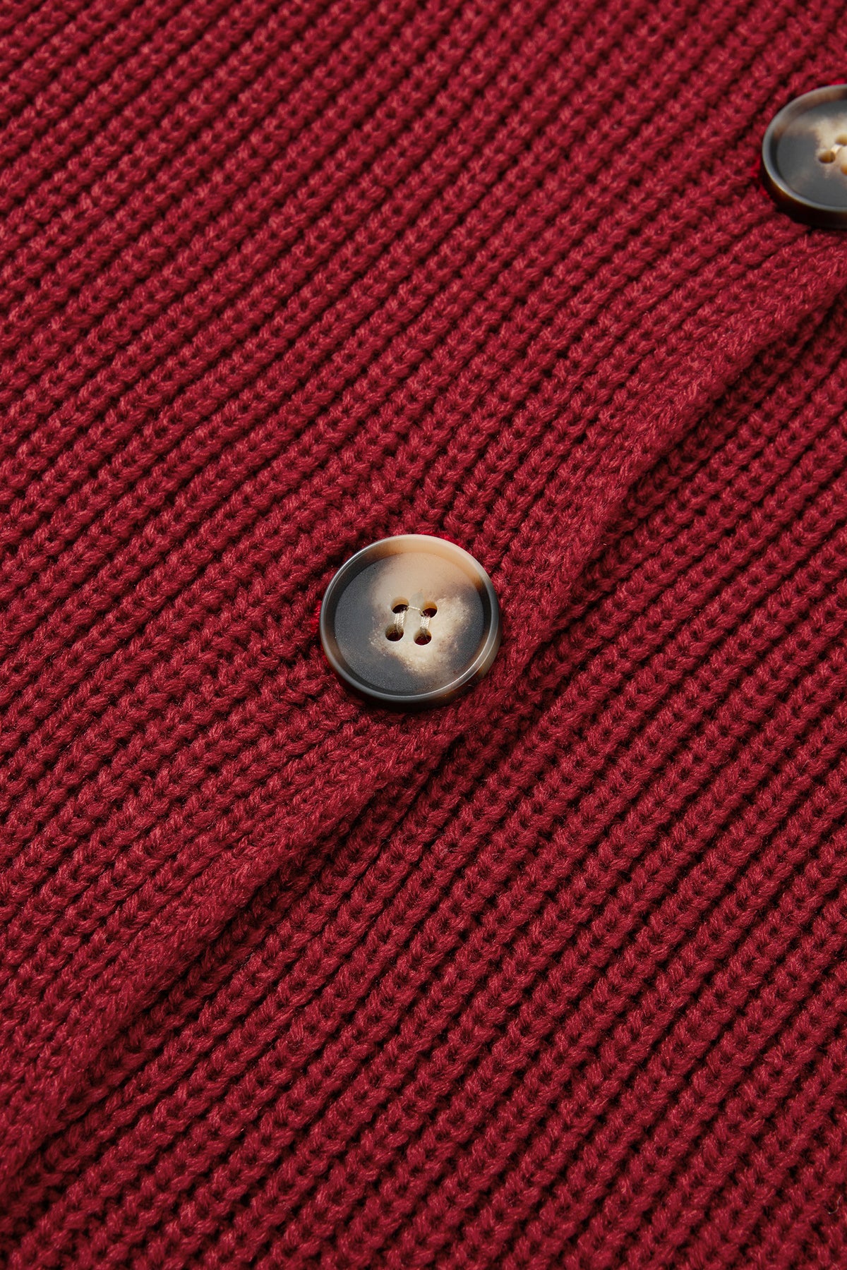 Red Dahlia Solid Color Knit Oversized Button Front Sweater Cardigan-Sweaters & Cardigans/Cardigans-[Adult]-[Female]-2022 Online Blue Zone Planet