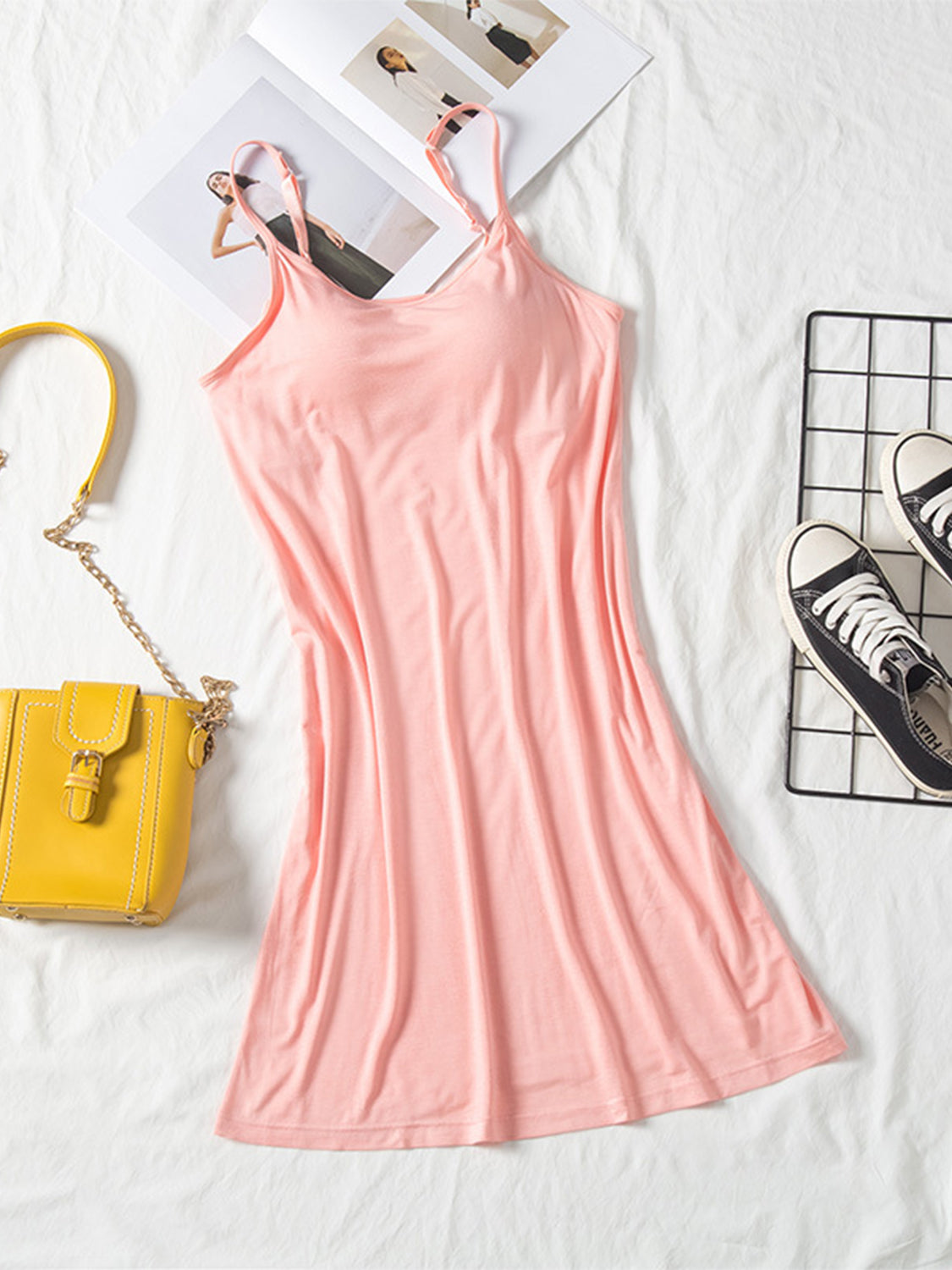 Womens Dresses Spaghetti Dress With Undershirt How To Wear A Shirt Under A Spaghetti  Strap Dress