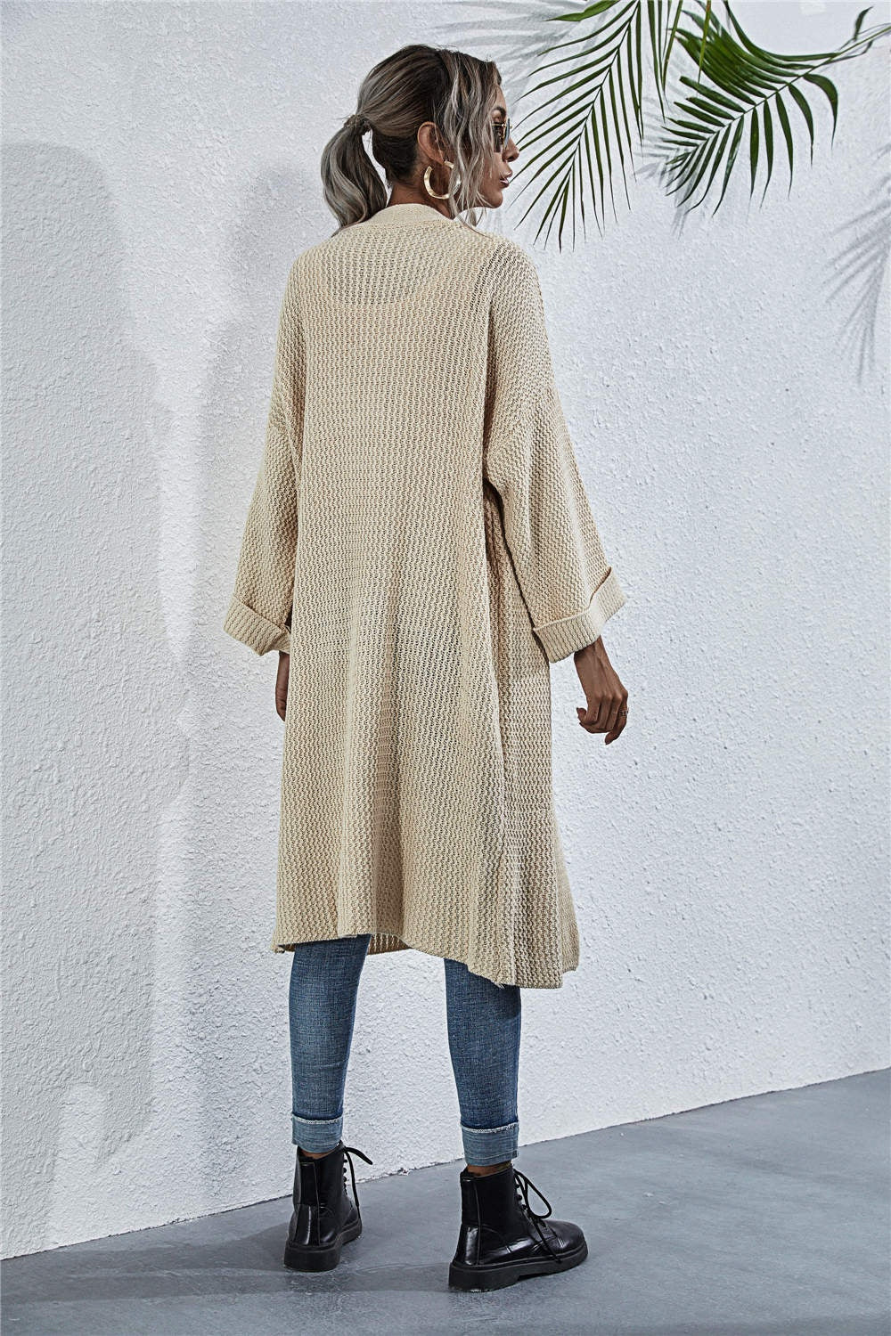 Blue Zone Planet | Open Front Long Sleeve Cardigan-TOPS / DRESSES-[Adult]-[Female]-2022 Online Blue Zone Planet