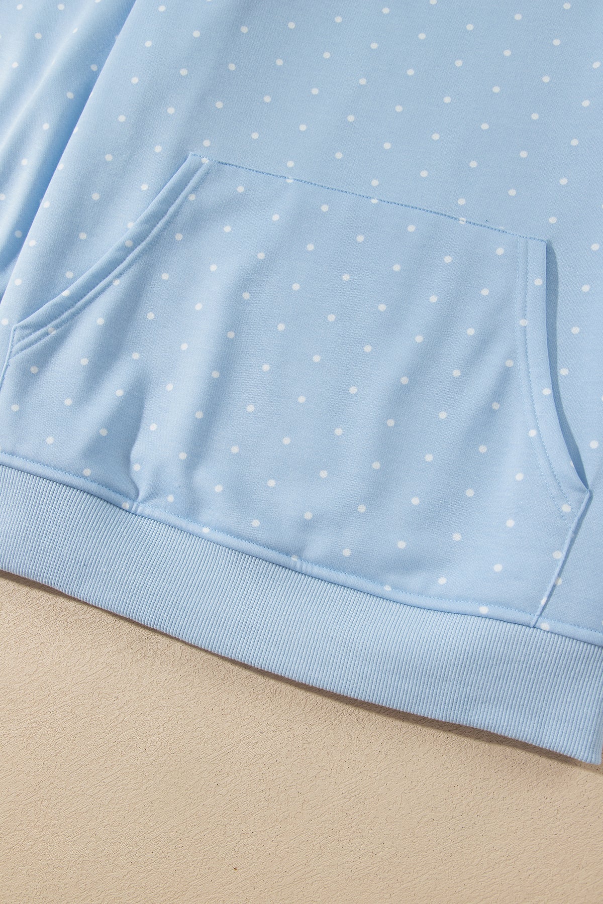 Pink Polka Dot Printed Oversized Hoodie Casual Shorts 2pcs Set-Tops / Dresses-[Adult]-[Female]-2022 Online Blue Zone Planet