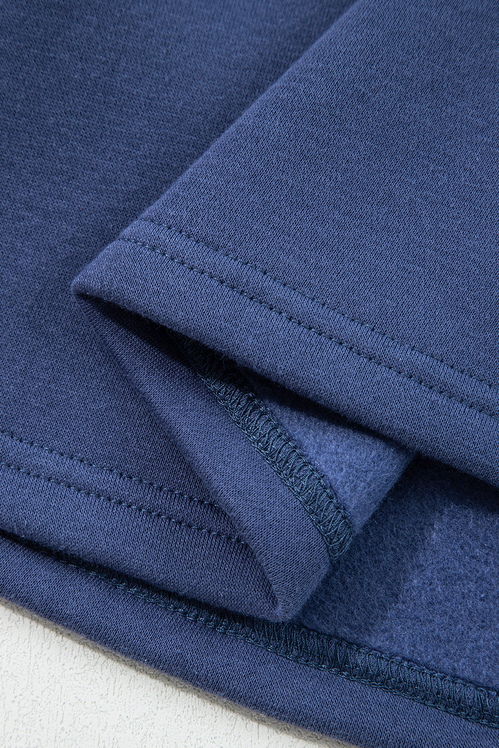 Dirty blue Fleece Lined Adjustable Drawstring Oversize Tunic Hoodie-Tops / Dresses-[Adult]-[Female]-2022 Online Blue Zone Planet