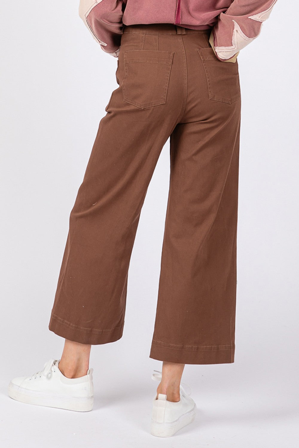 SAGE + FIG Wide Leg Cropped Pants-TOPS / DRESSES-[Adult]-[Female]-2022 Online Blue Zone Planet