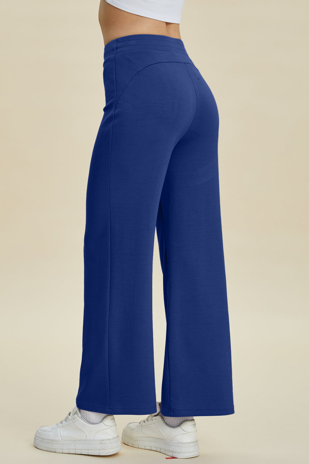 Blue Zone Planet | Basic Bae Full Size Air Scuba Drawstring Wide Leg Pants-BOTTOMS SIZES SMALL MEDIUM LARGE-[Adult]-[Female]-2022 Online Blue Zone Planet