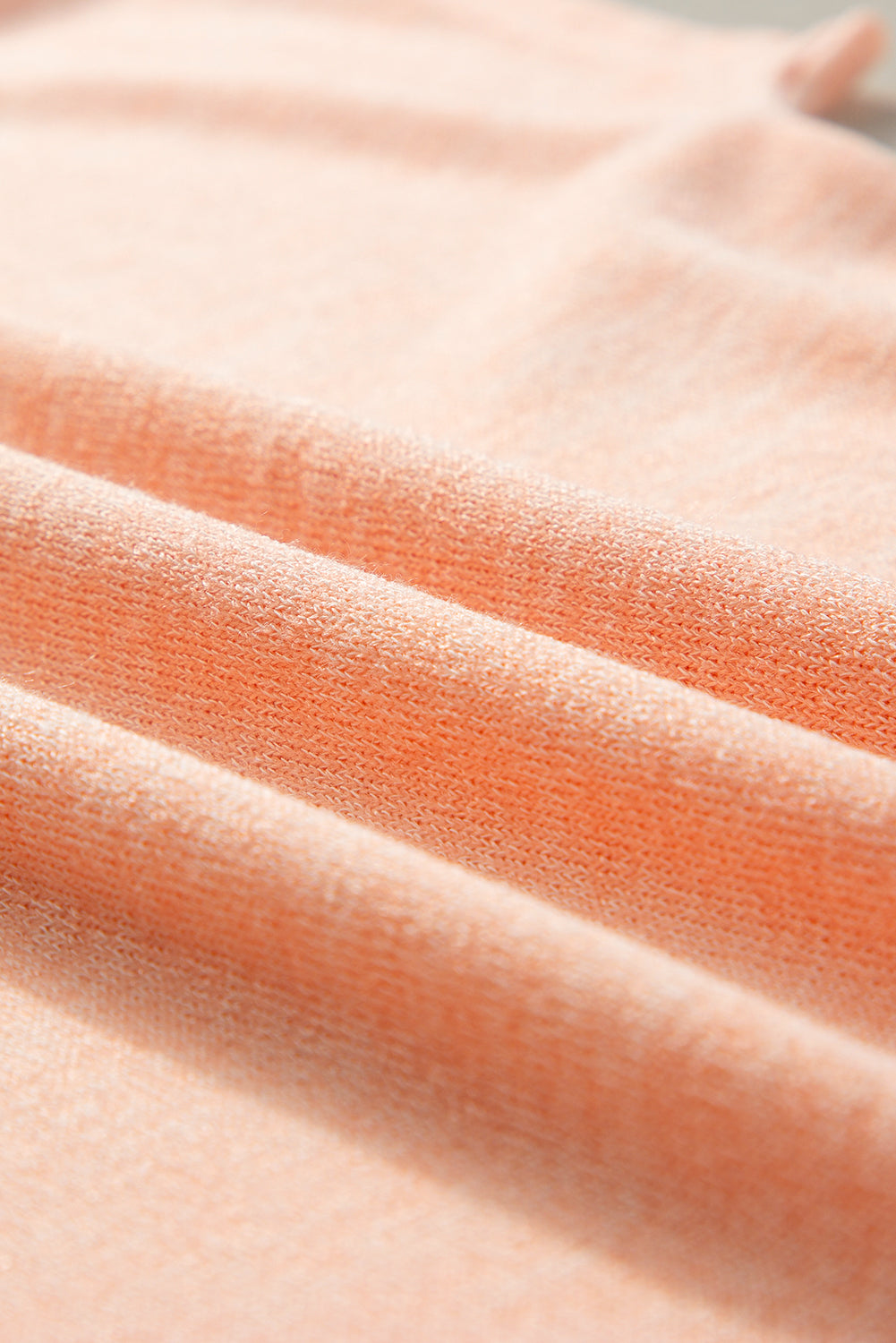 Apricot Pink Button Detail Batwing Sleeve Casual Tee-Tops/Tops & Tees-[Adult]-[Female]-2022 Online Blue Zone Planet