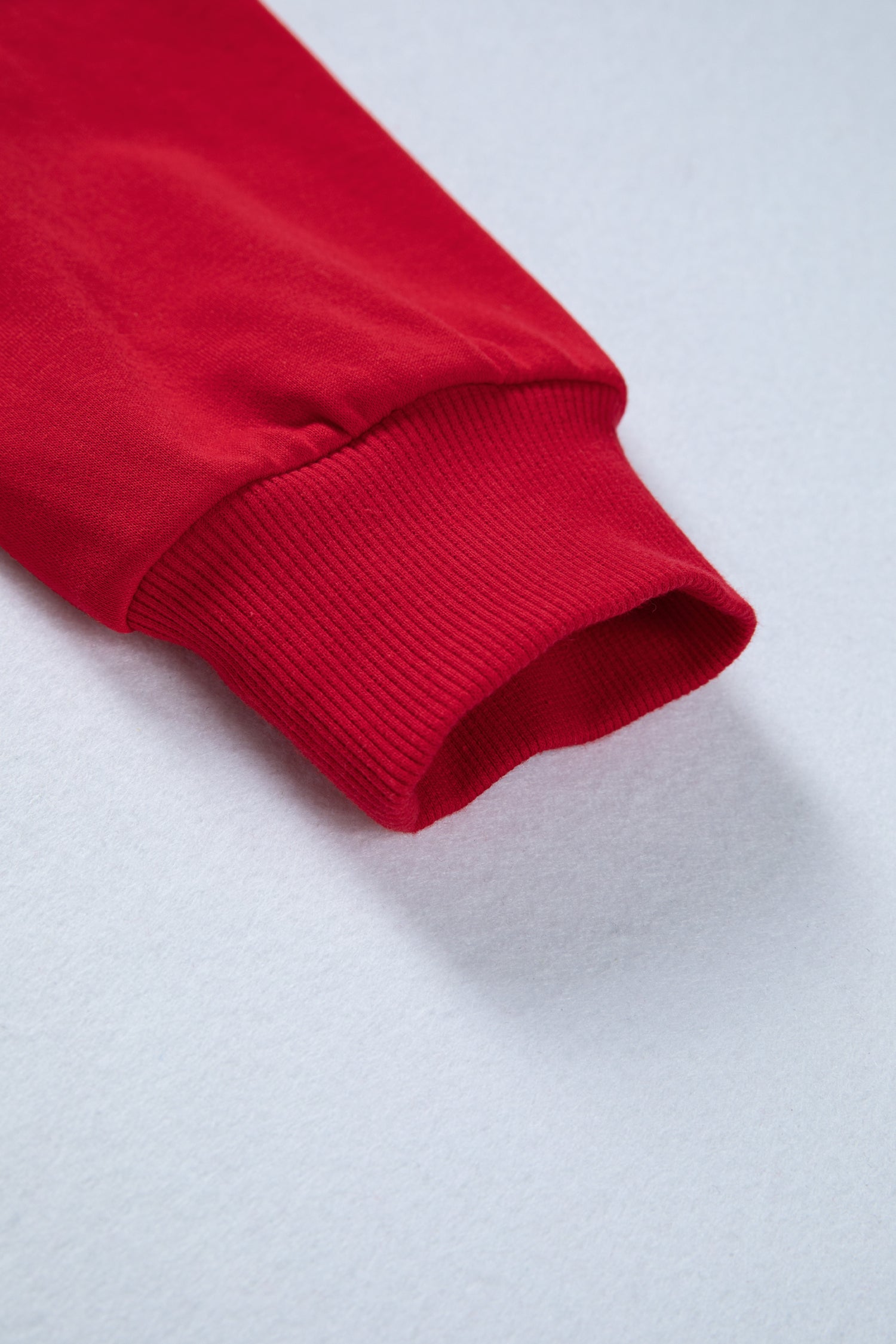 Racing Red Holly Jolly Embroidered Graphic Baggy Sweatshirt-Tops/Sweatshirts & Hoodies-[Adult]-[Female]-2022 Online Blue Zone Planet