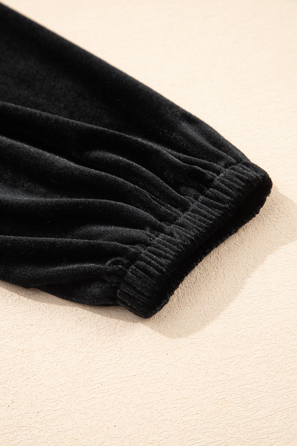 Black Front Tie Velvet Bubble Sleeve Mini Dress-TOPS / DRESSES-[Adult]-[Female]-2022 Online Blue Zone Planet