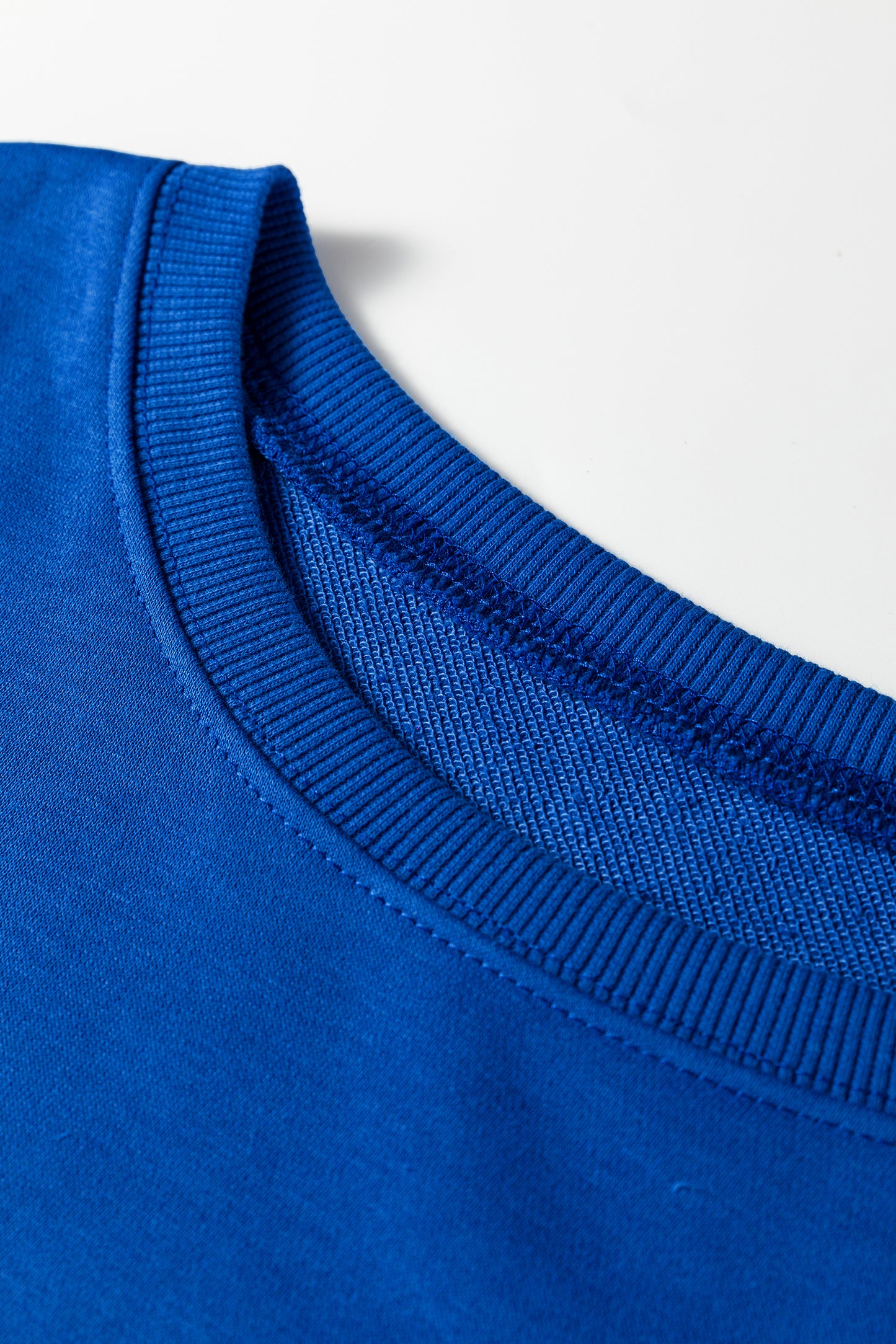 Dark Blue Striped Patchwork Sleeve Colorblock Sweatshirt-Tops/Sweatshirts & Hoodies-[Adult]-[Female]-2022 Online Blue Zone Planet