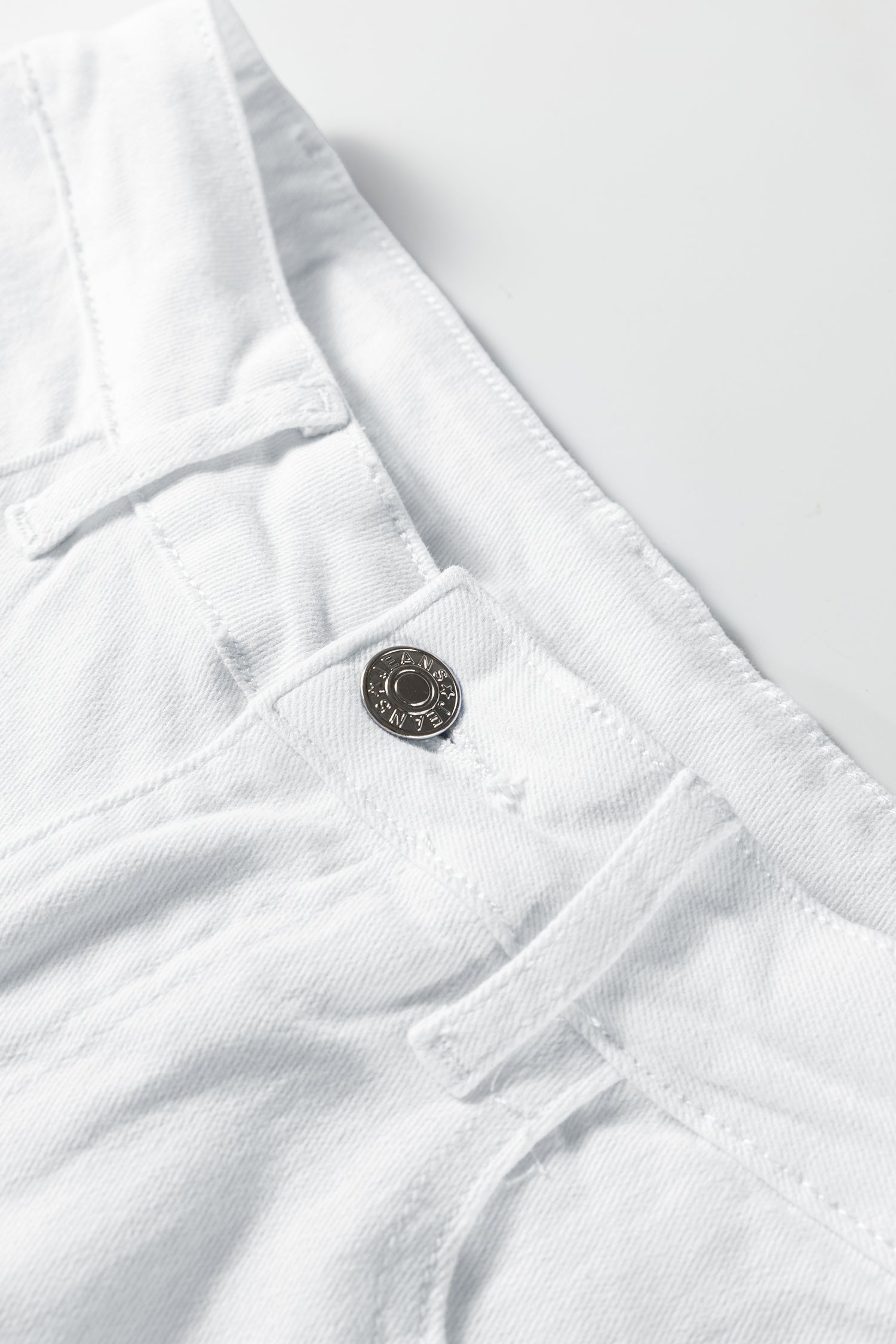 White Bow Knot Side Detail Straight Leg Loose Jeans-Bottoms/Jeans-[Adult]-[Female]-2022 Online Blue Zone Planet