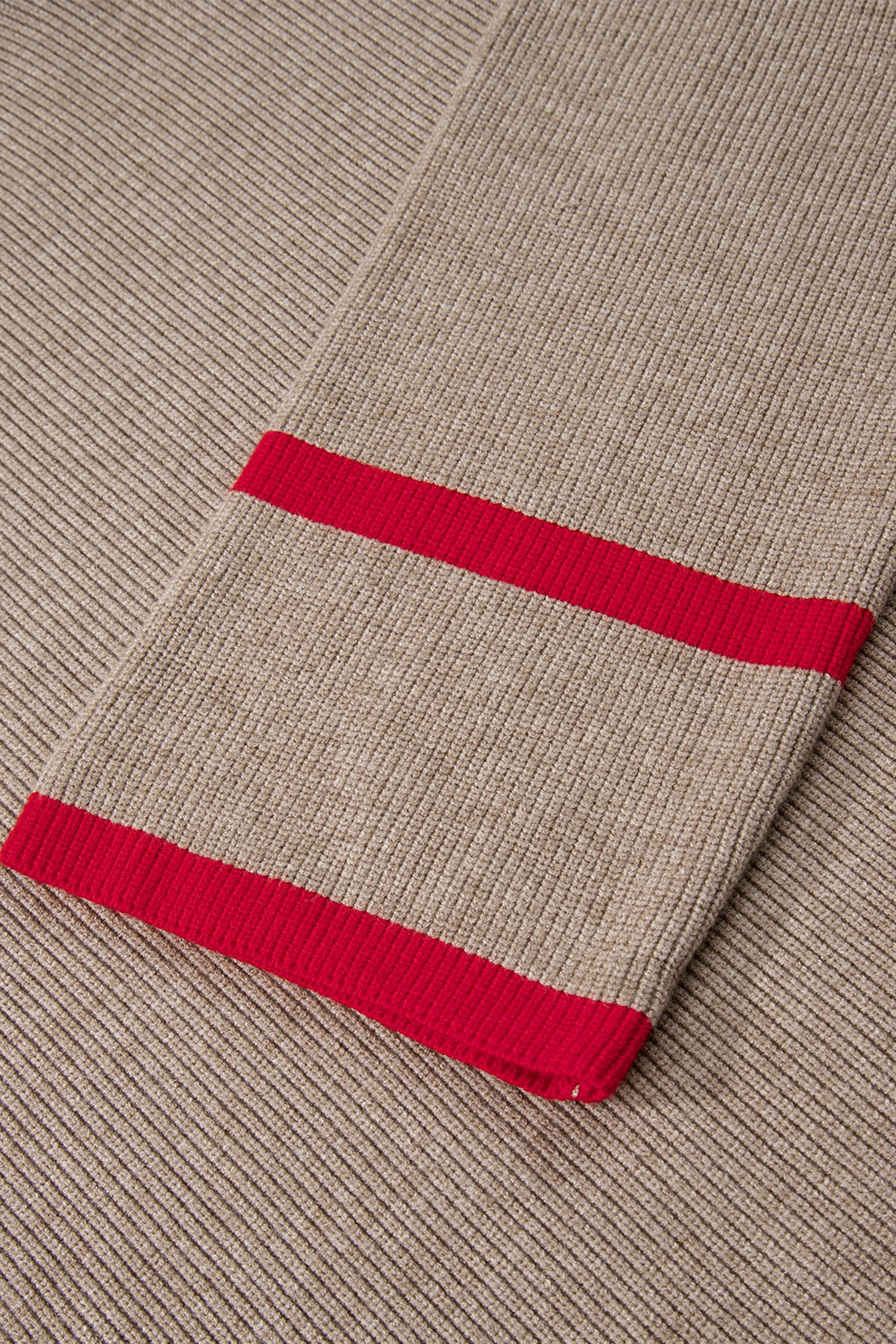 Simply Taupe Ribbed Knit Contrasted Stripe Detail Button Side Loose Sweater-TOPS / DRESSES-[Adult]-[Female]-2022 Online Blue Zone Planet