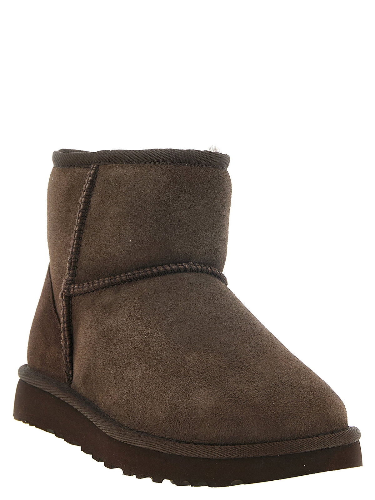 UGG Classic Mini Ii Brown Ankle Boots-Boots-[Adult]-[Female]-2022 Online Blue Zone Planet
