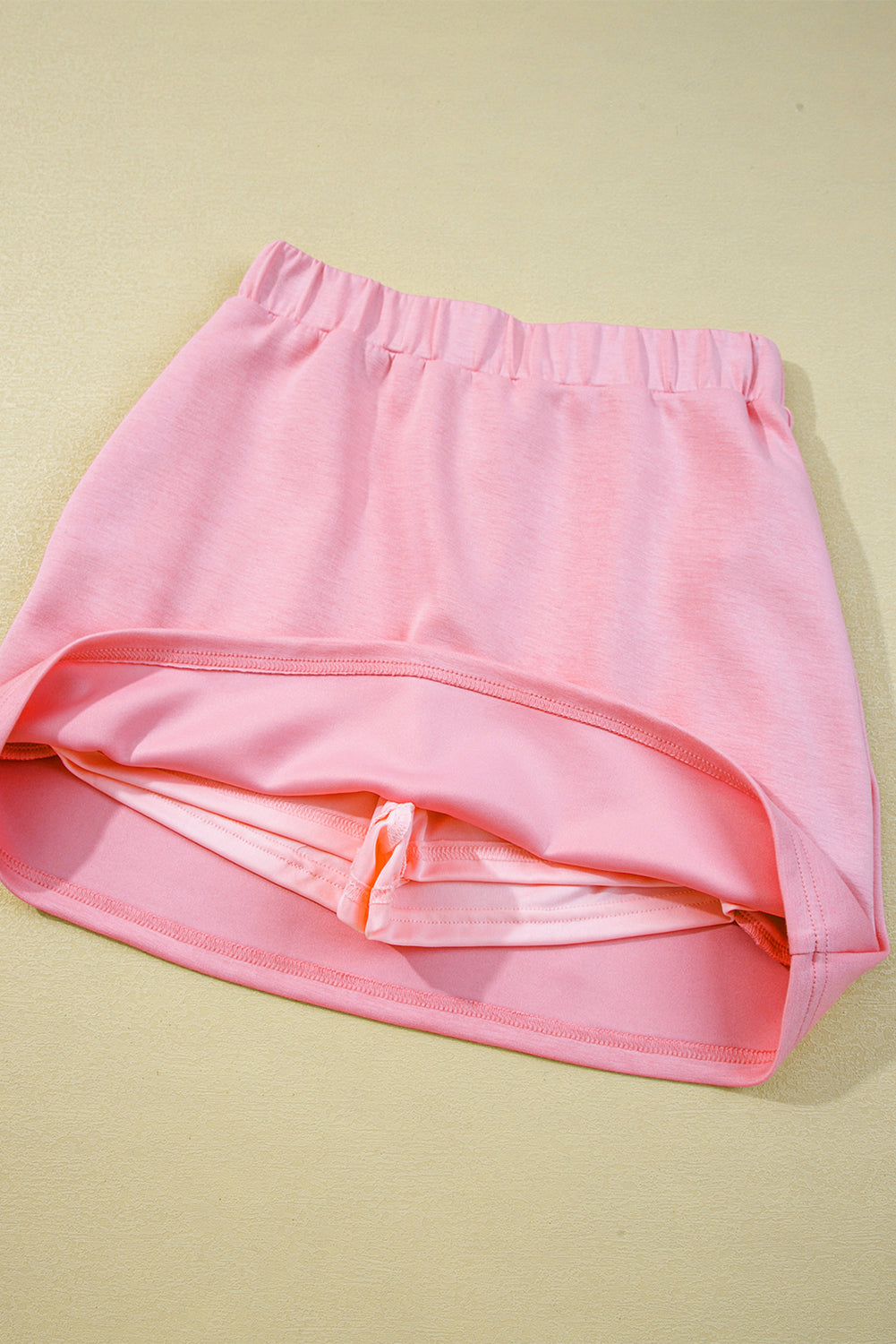 Pink Half Zip Sporty Pullover Mini Skirt 2pcs Outfit-Two Piece Sets/Two Piece Dresses-[Adult]-[Female]-2022 Online Blue Zone Planet