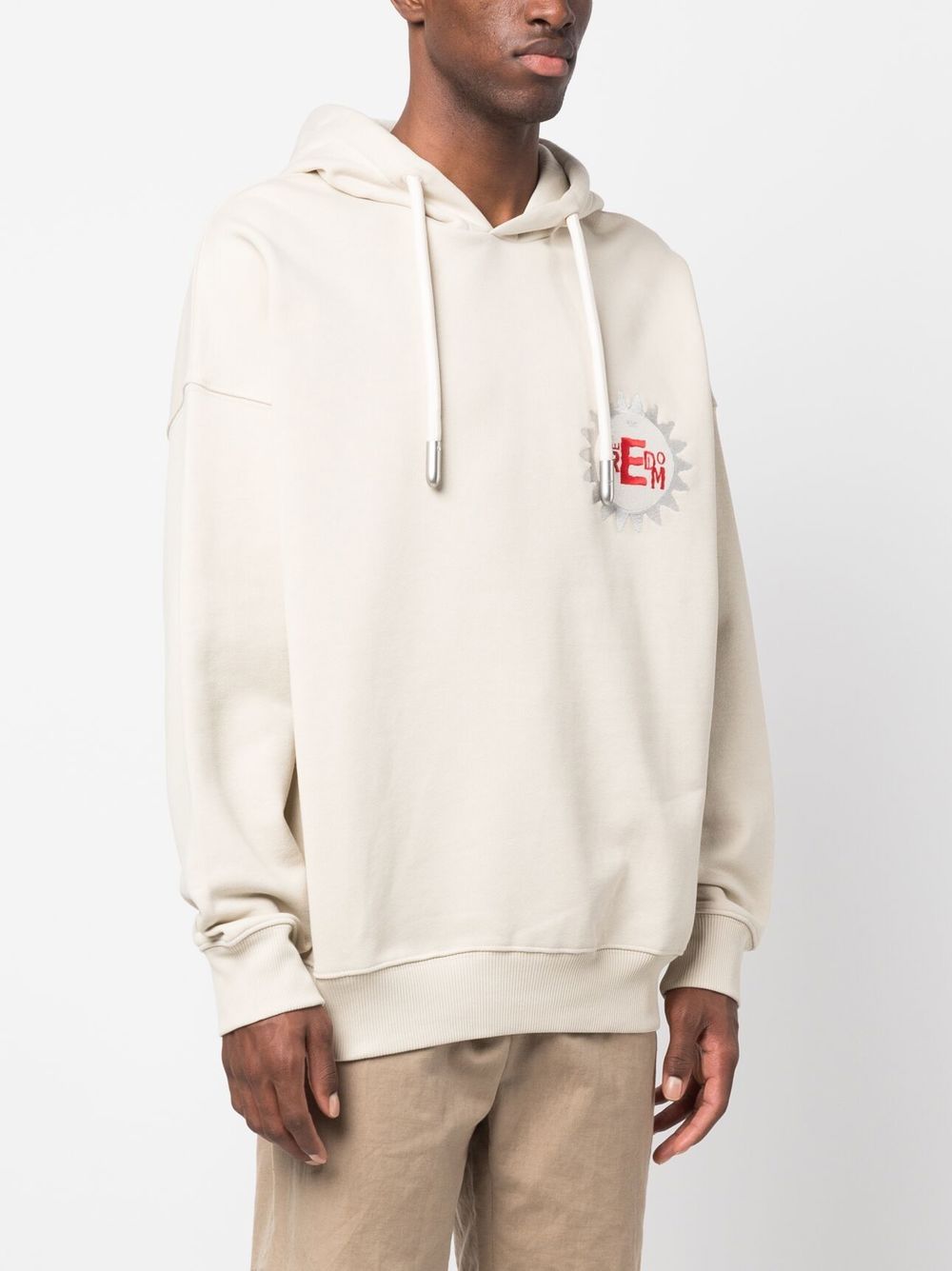Emporio Armani cotton hoodie with logo-Tops / Dresses-[Adult]-[Female]-2022 Online Blue Zone Planet